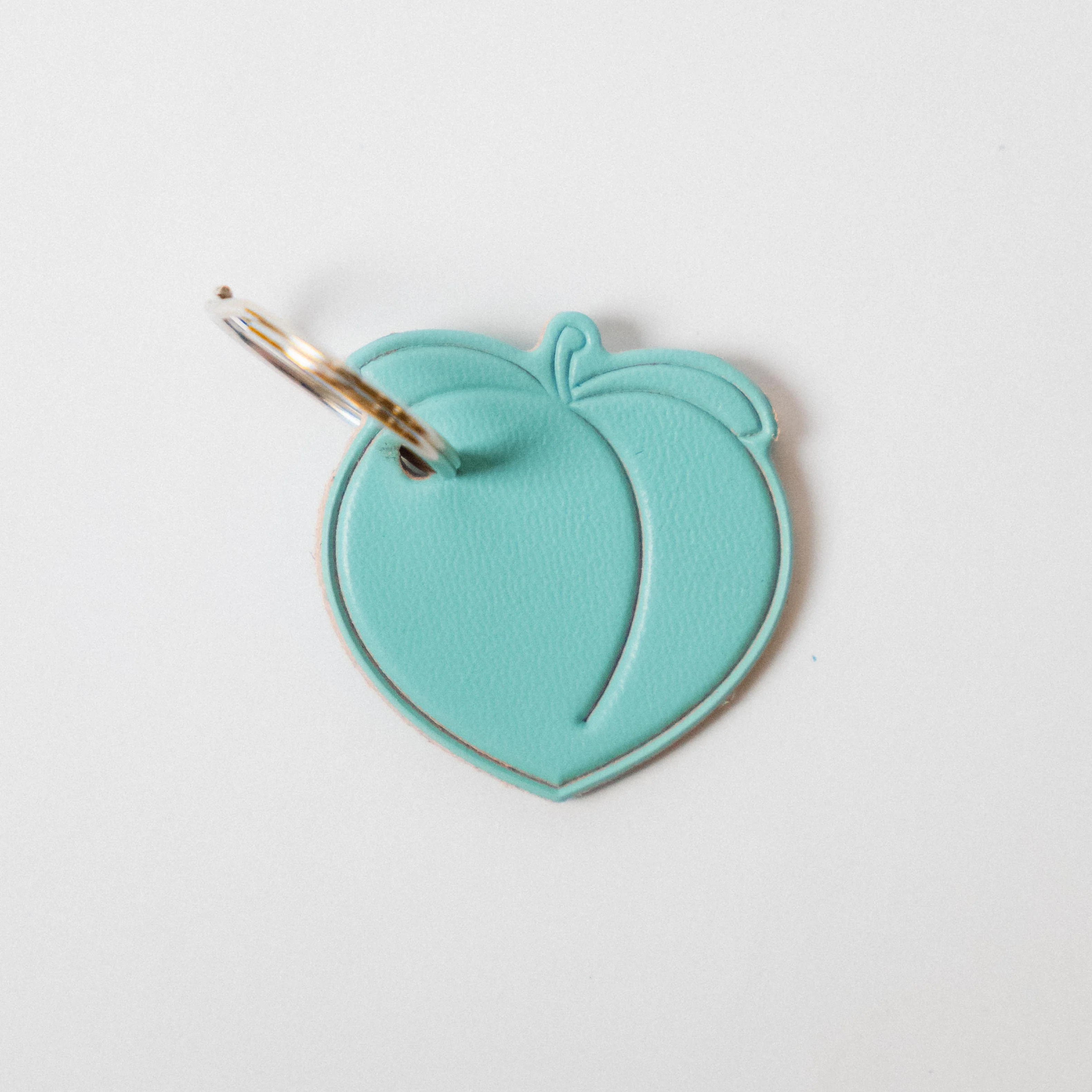 Leather Peach Key Fob - Image 6