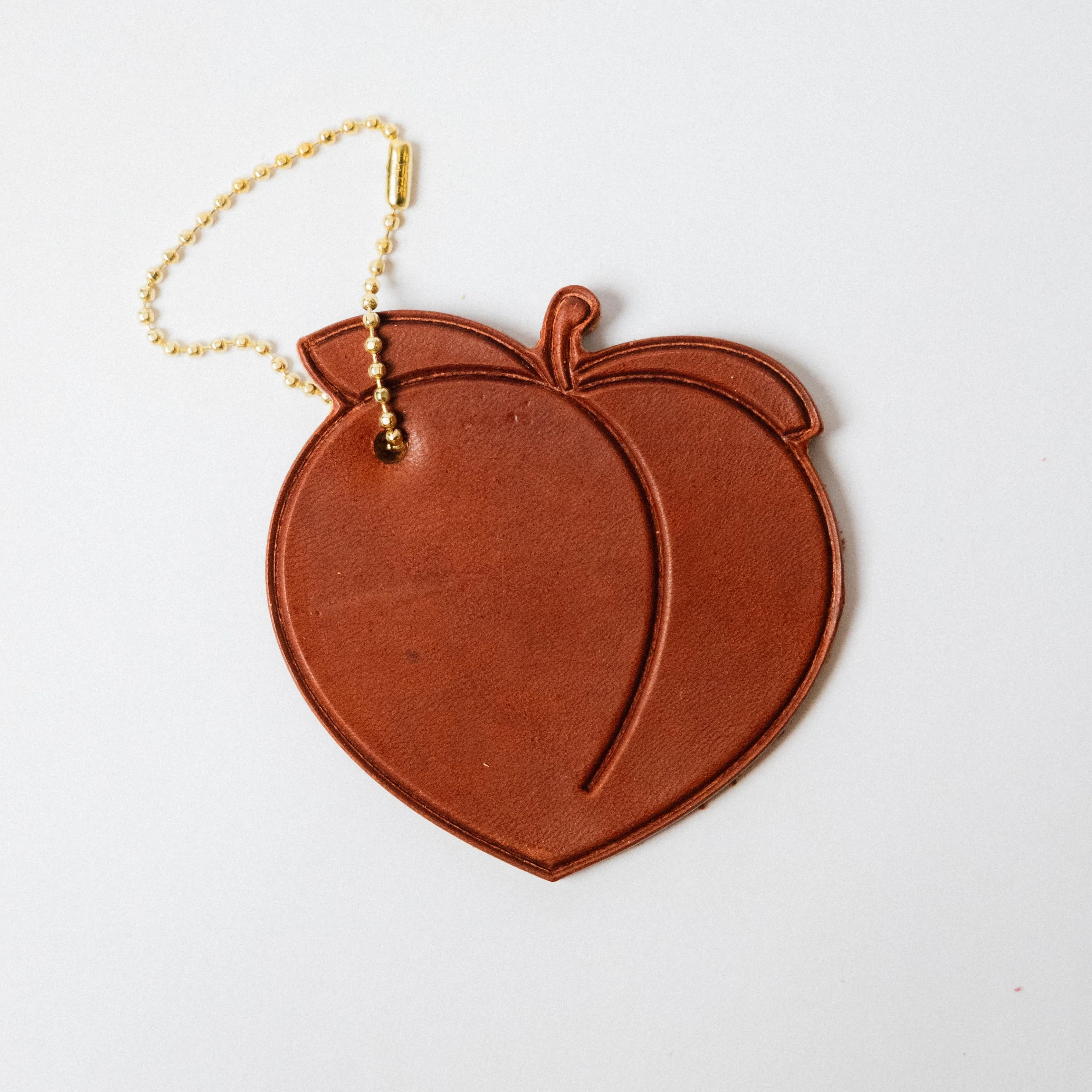 Leather Peach Tag - Image 3