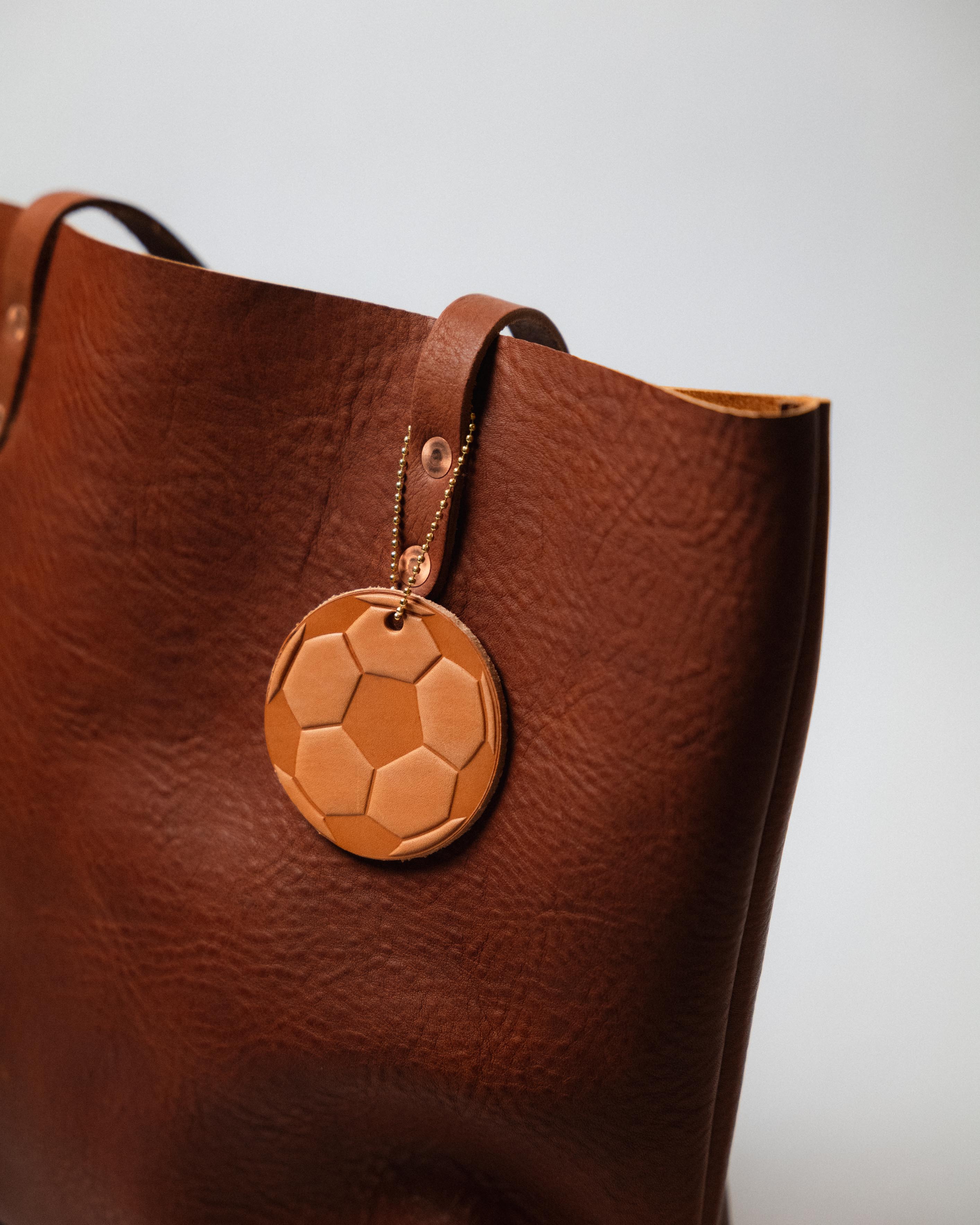 Leather Soccer Ball Tag - Image 2