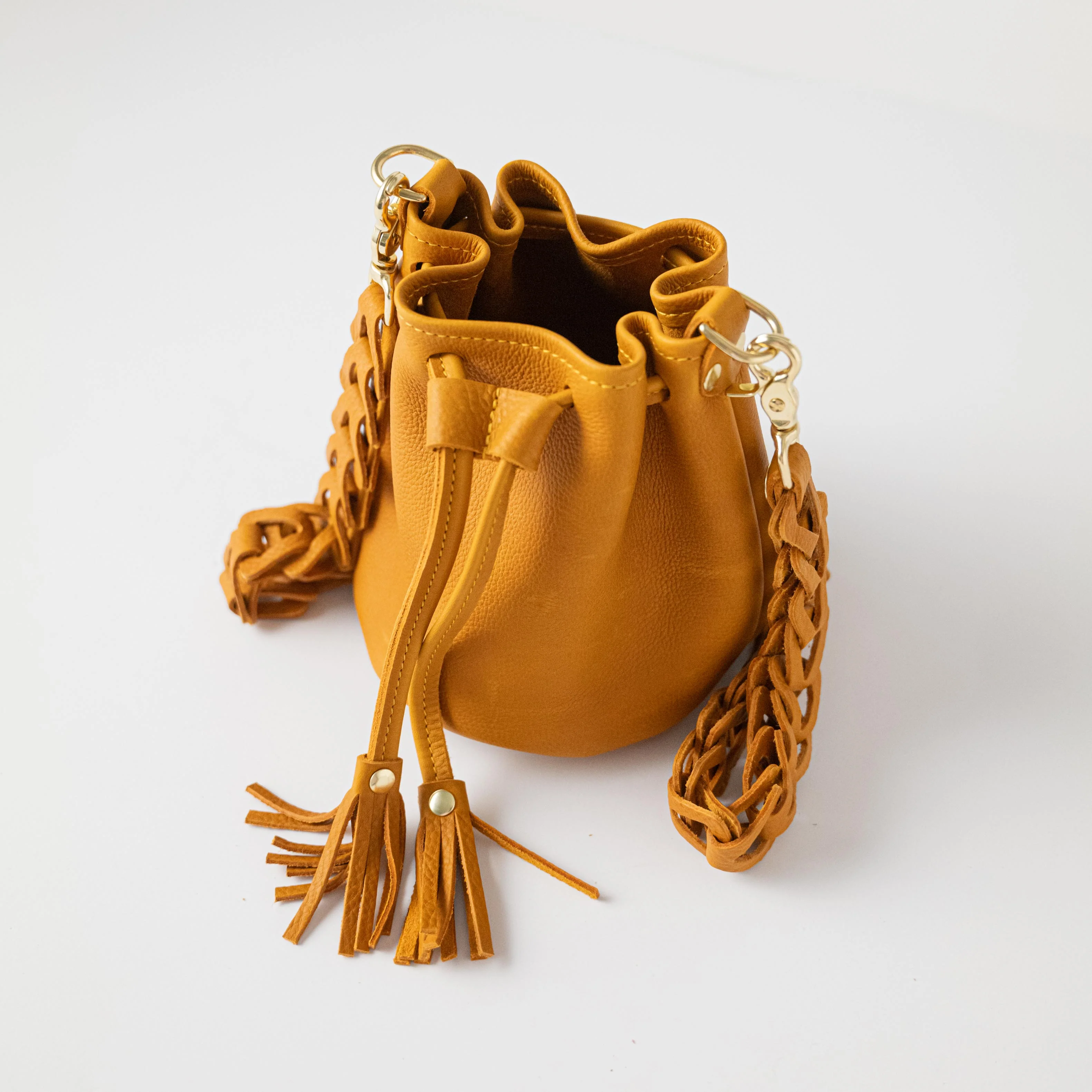Marigold Cypress Mini Bucket Bag - Image 2
