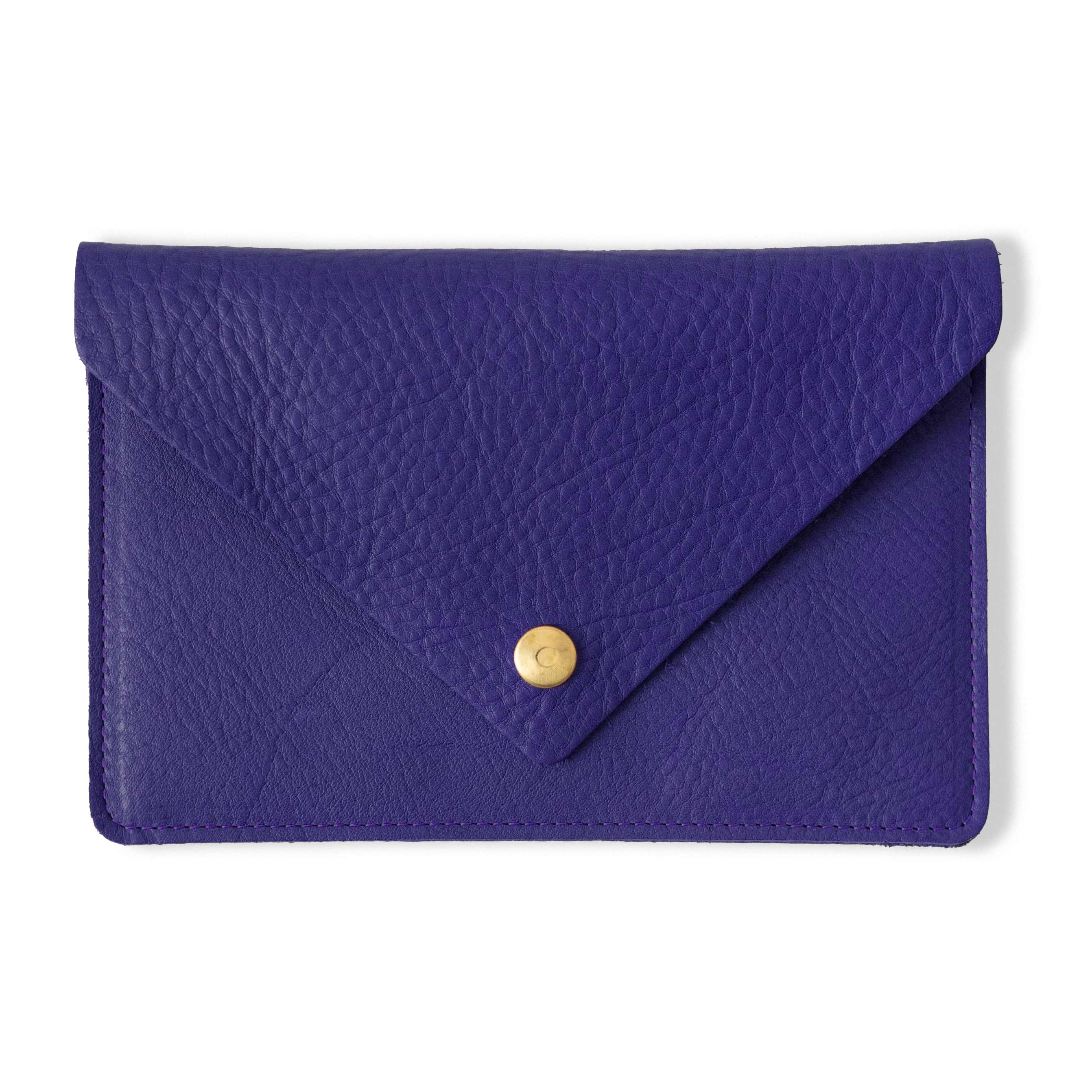 Matching Leather Clutch