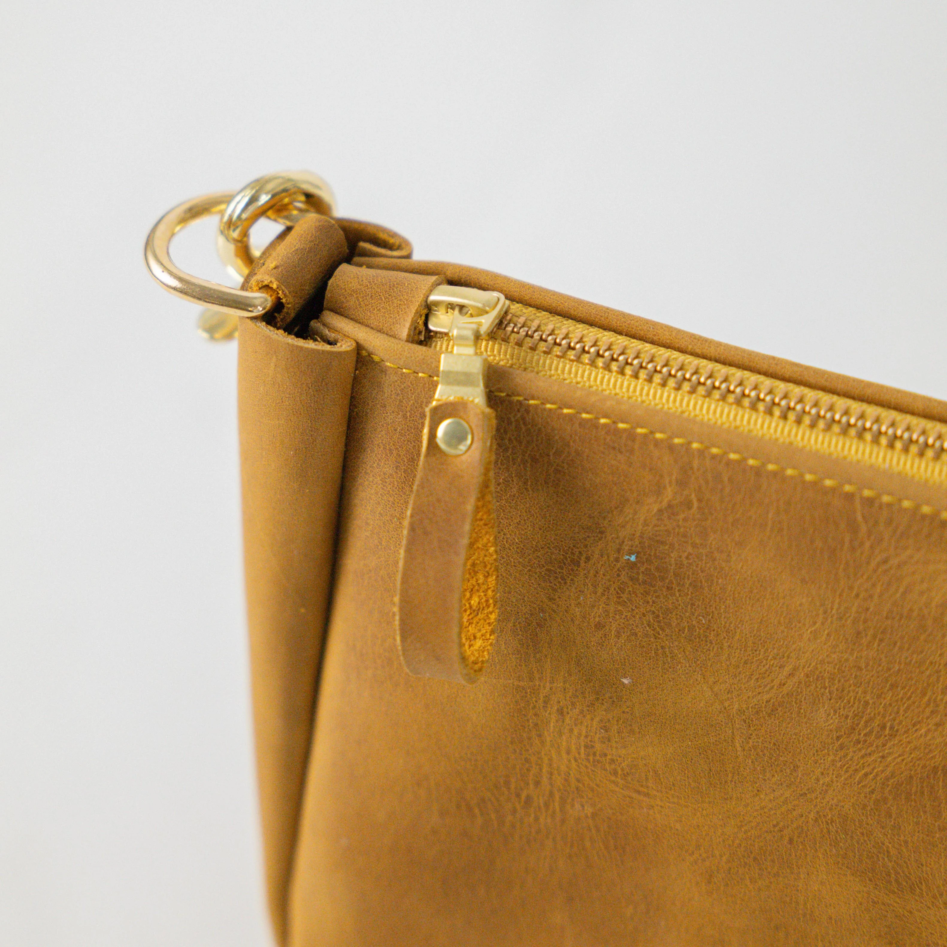 Mustard Medium Crossbody Bag - Image 2