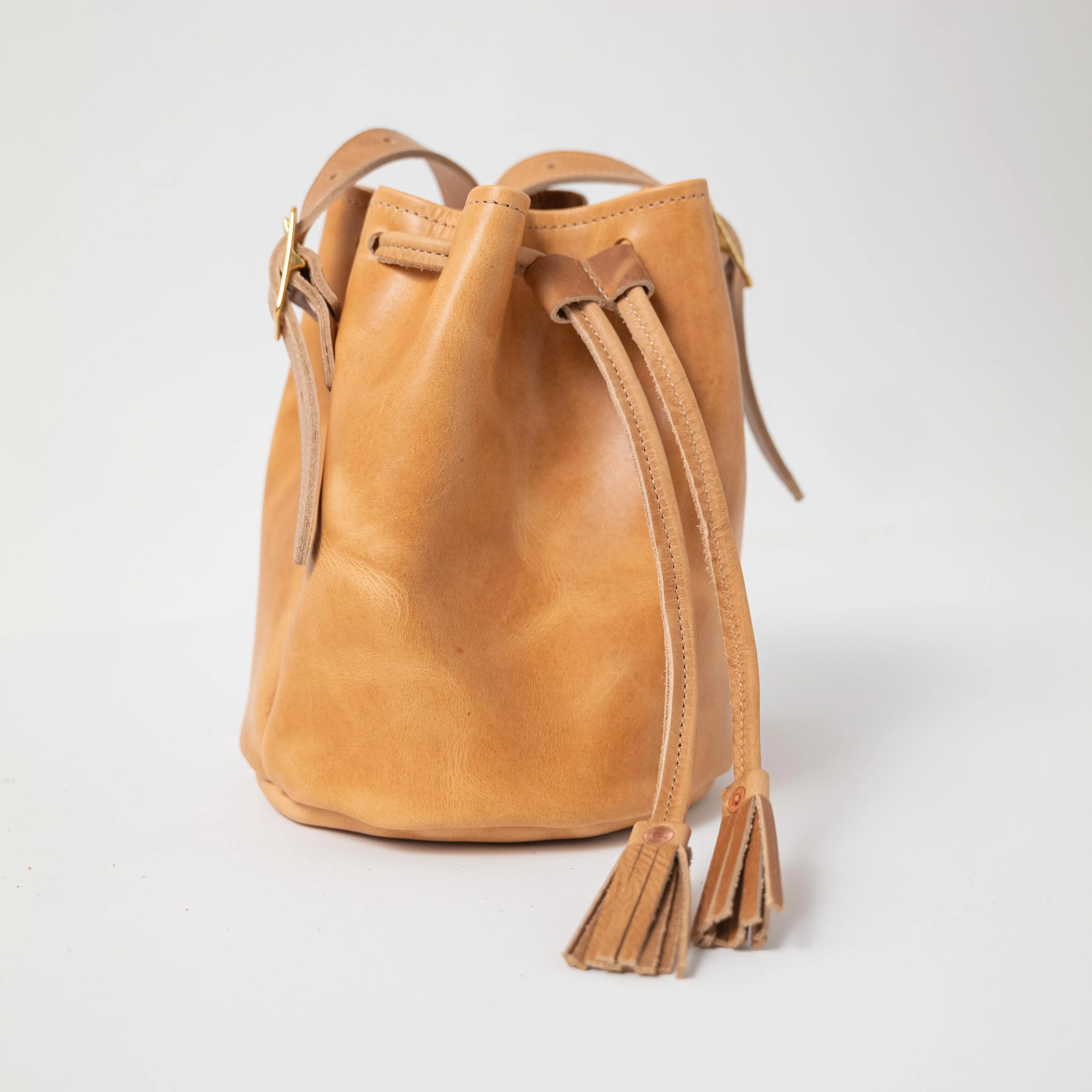 Natural Derby Bucket Bag - Image 4