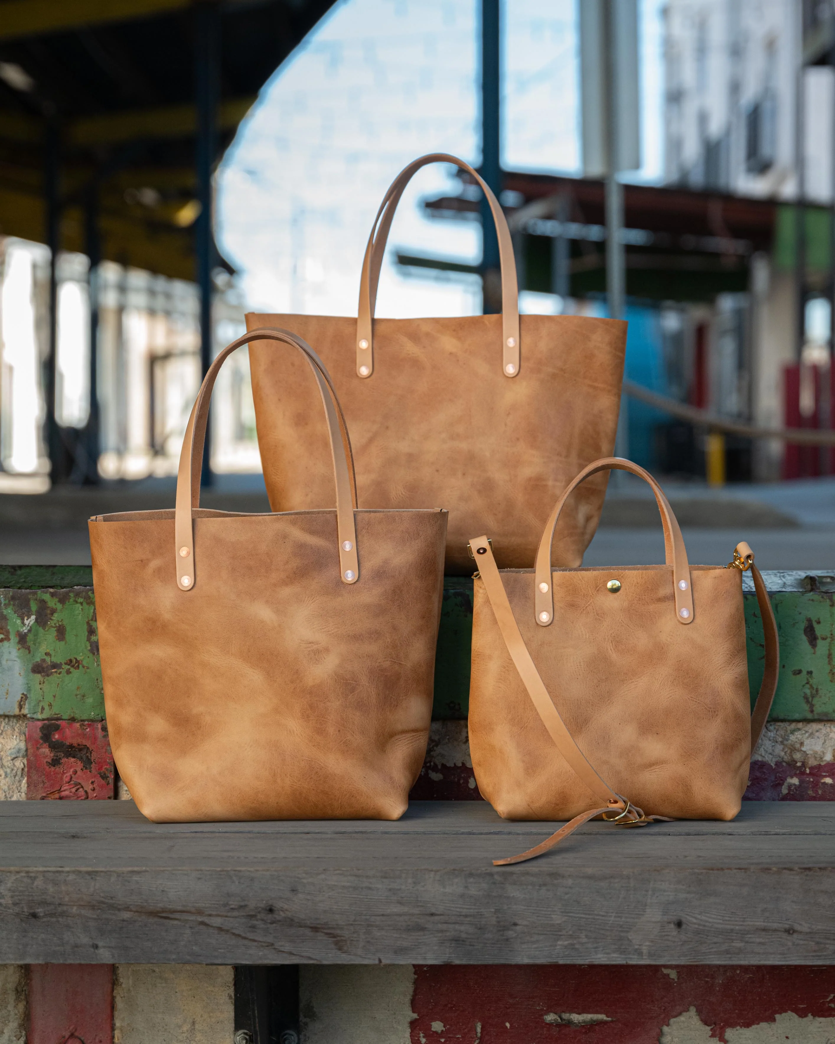 Natural Derby East West Tote - Image 10
