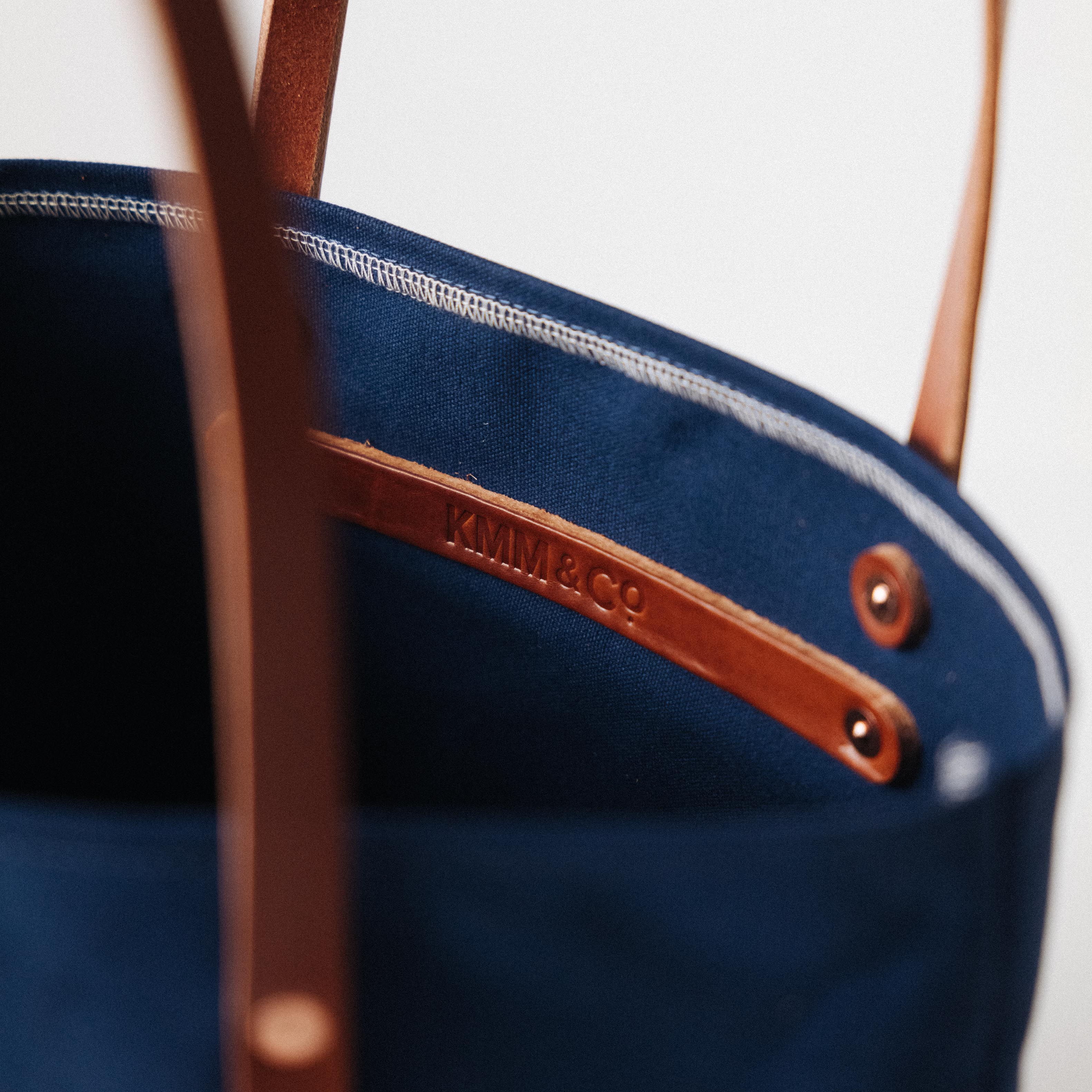 Navy Canvas Tote - Image 5