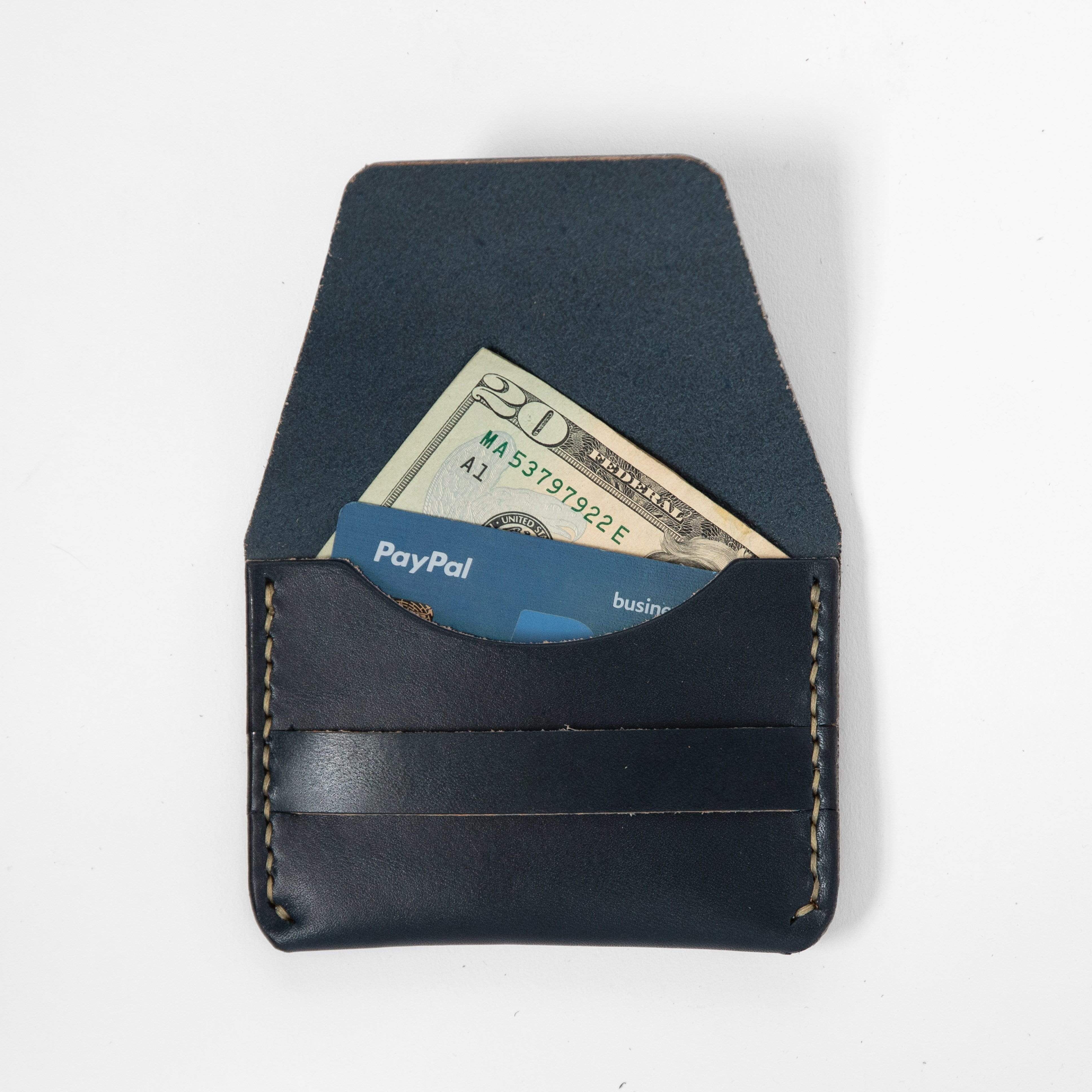 Navy Flap Wallet - Image 4