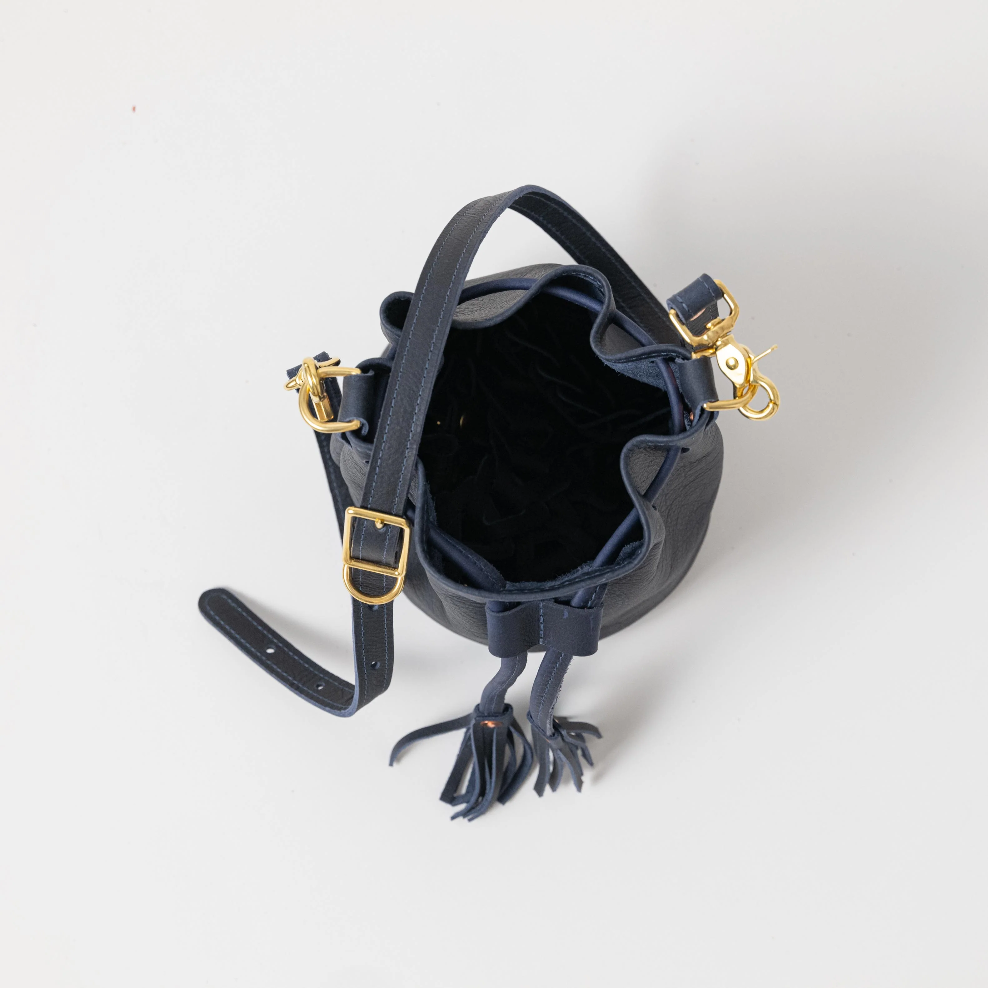 Navy Kodiak Mini Bucket Bag - Image 6