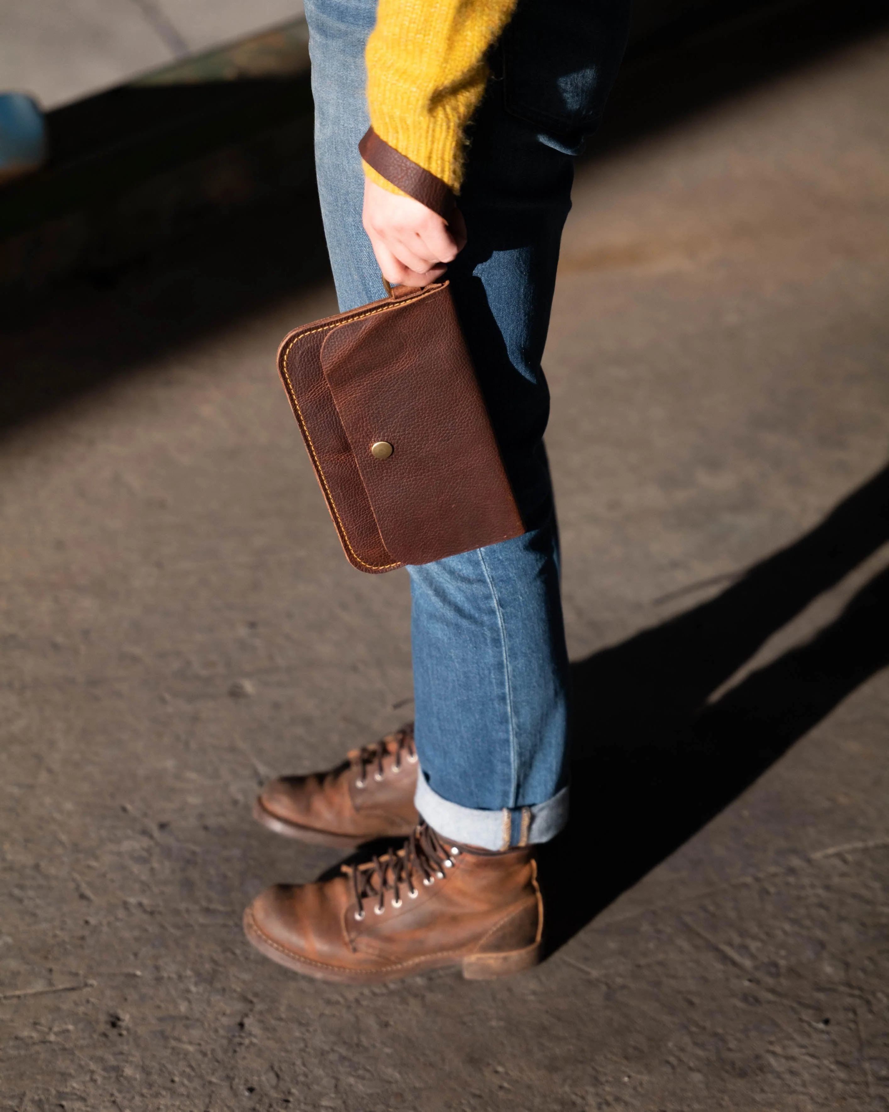 Navy Kodiak Wristlet Clutch - Image 7