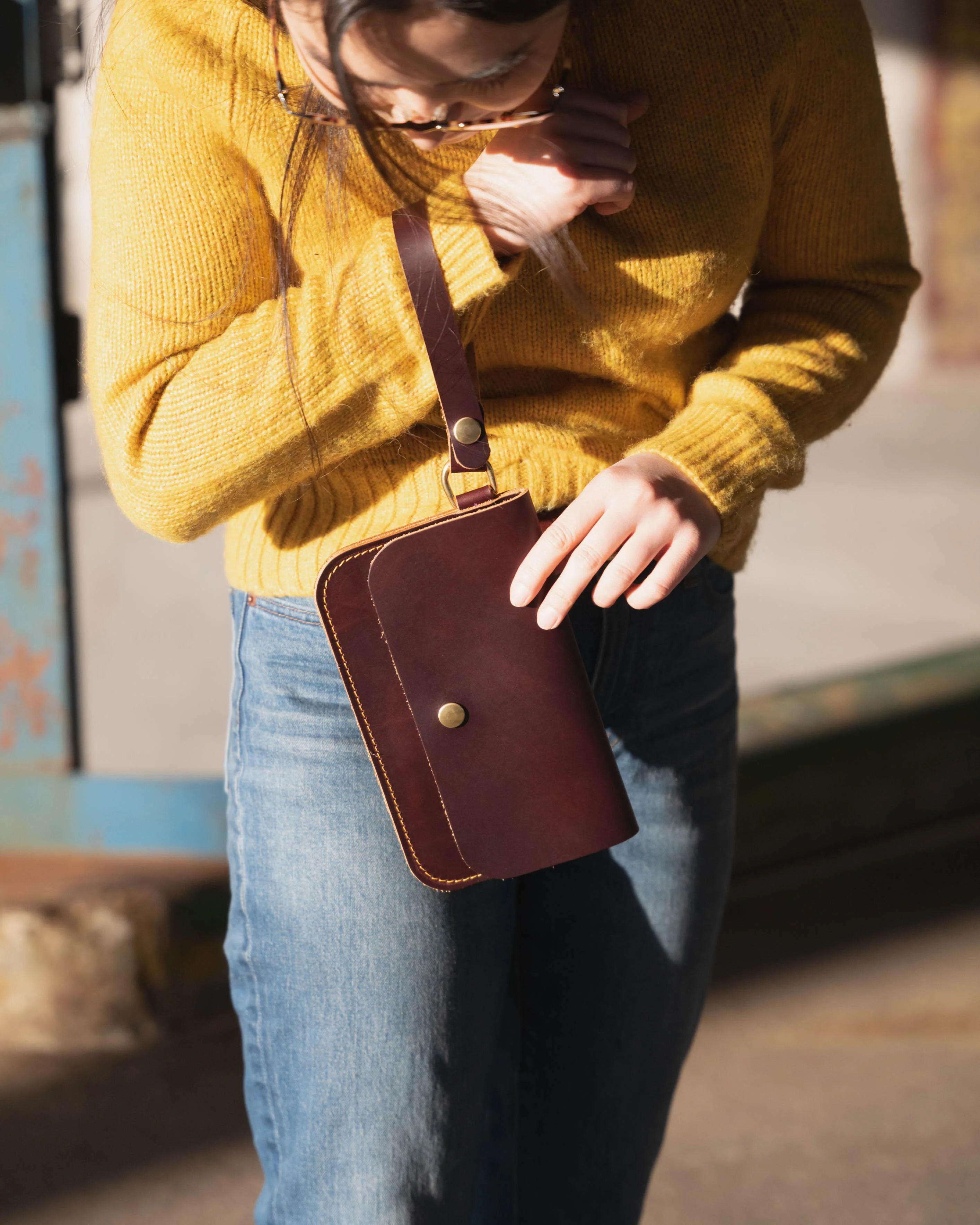 Navy Kodiak Wristlet Clutch - Image 8
