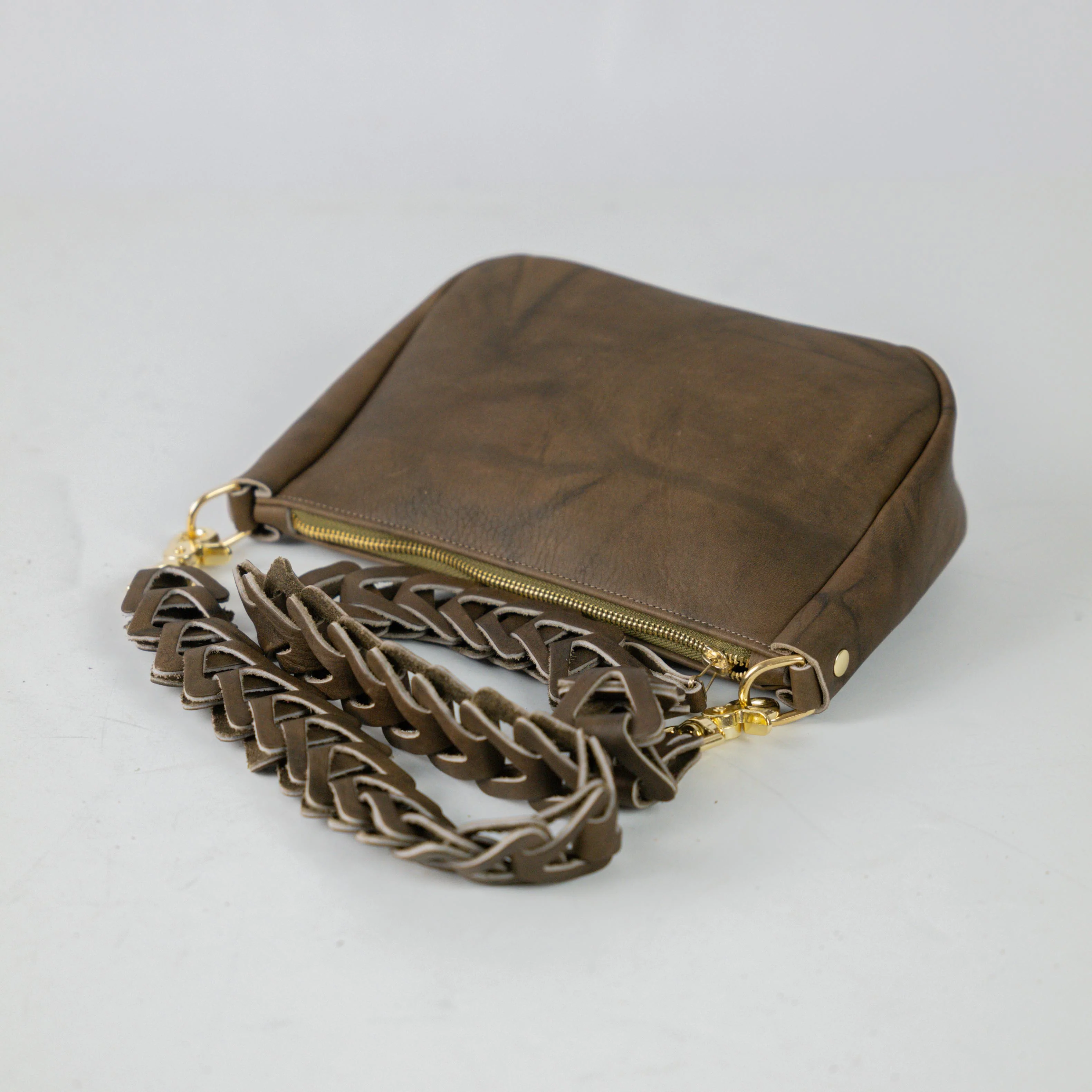 Olive Crunch Medium Crossbody Bag - Image 2
