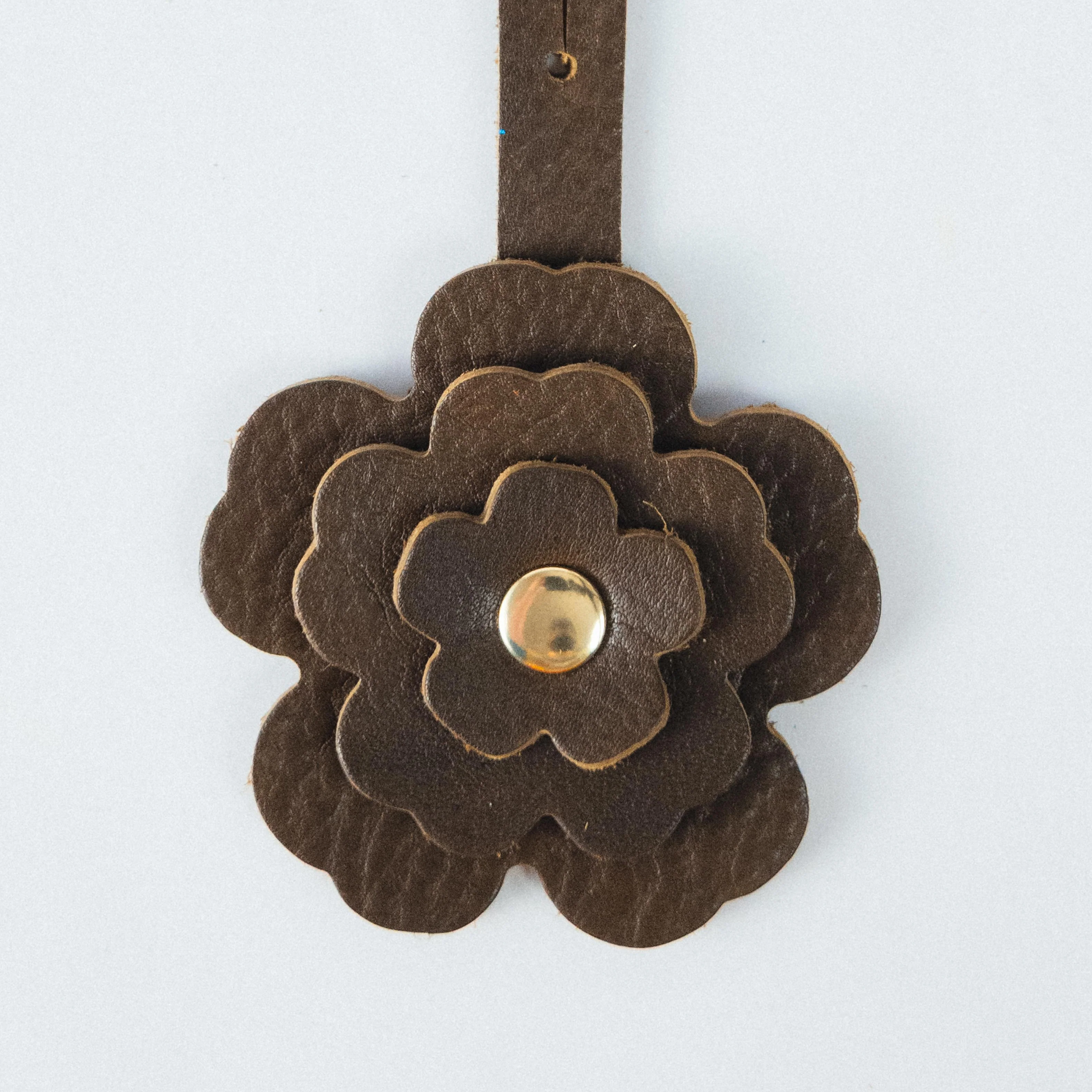 Olive Cypress Flower Charm