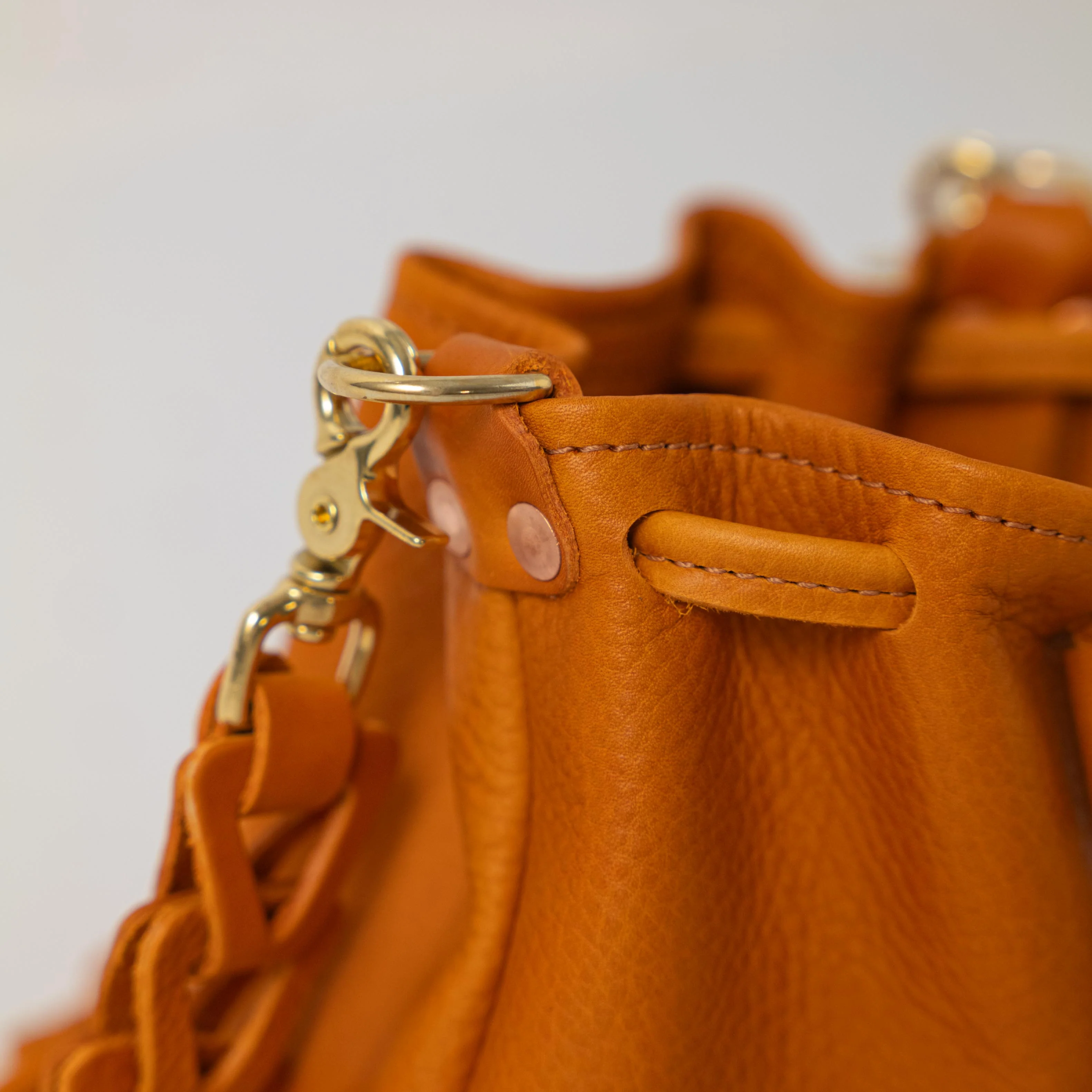 Orange Cypress Mini Bucket Bag - Image 3