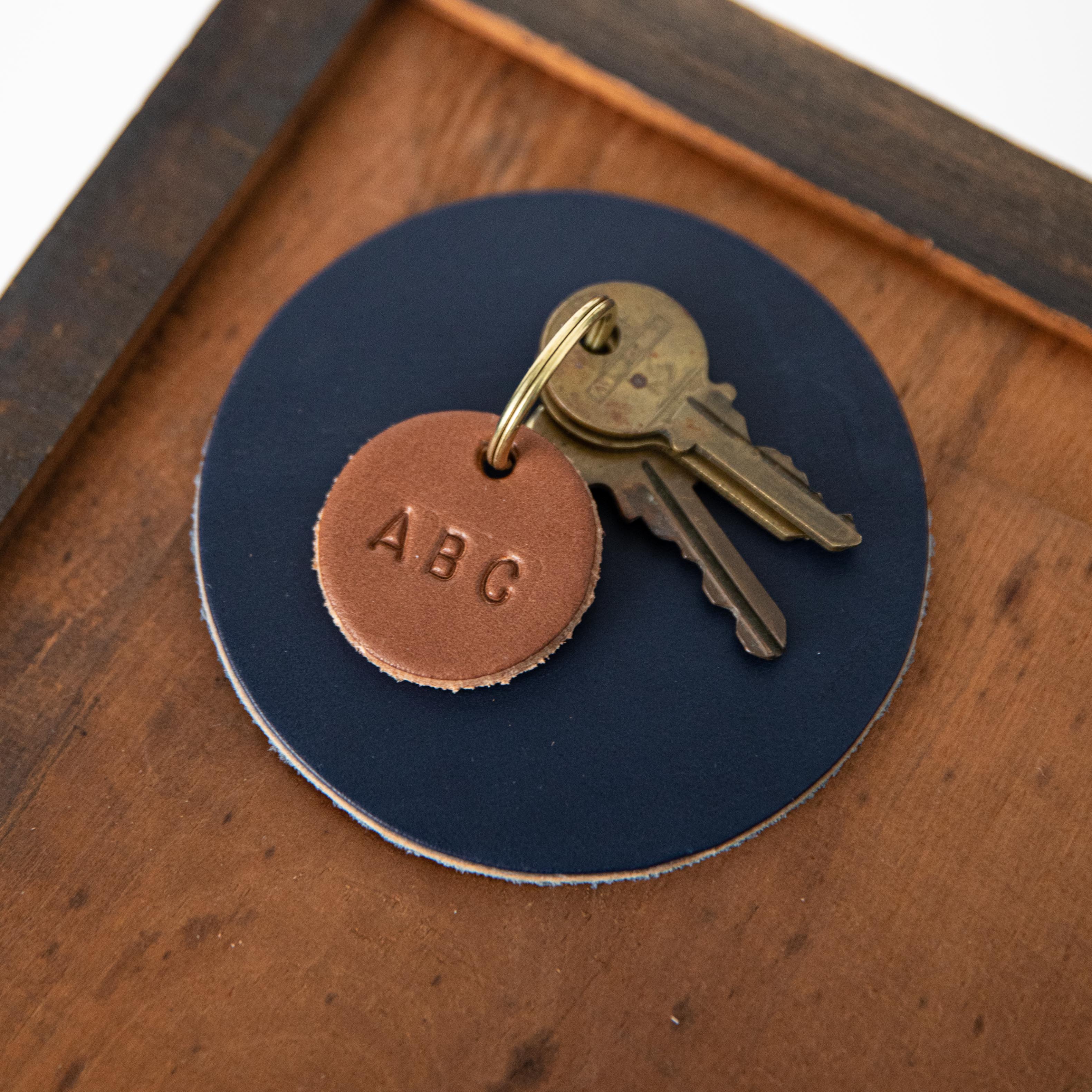 Pink Circle Key Fob - Image 3