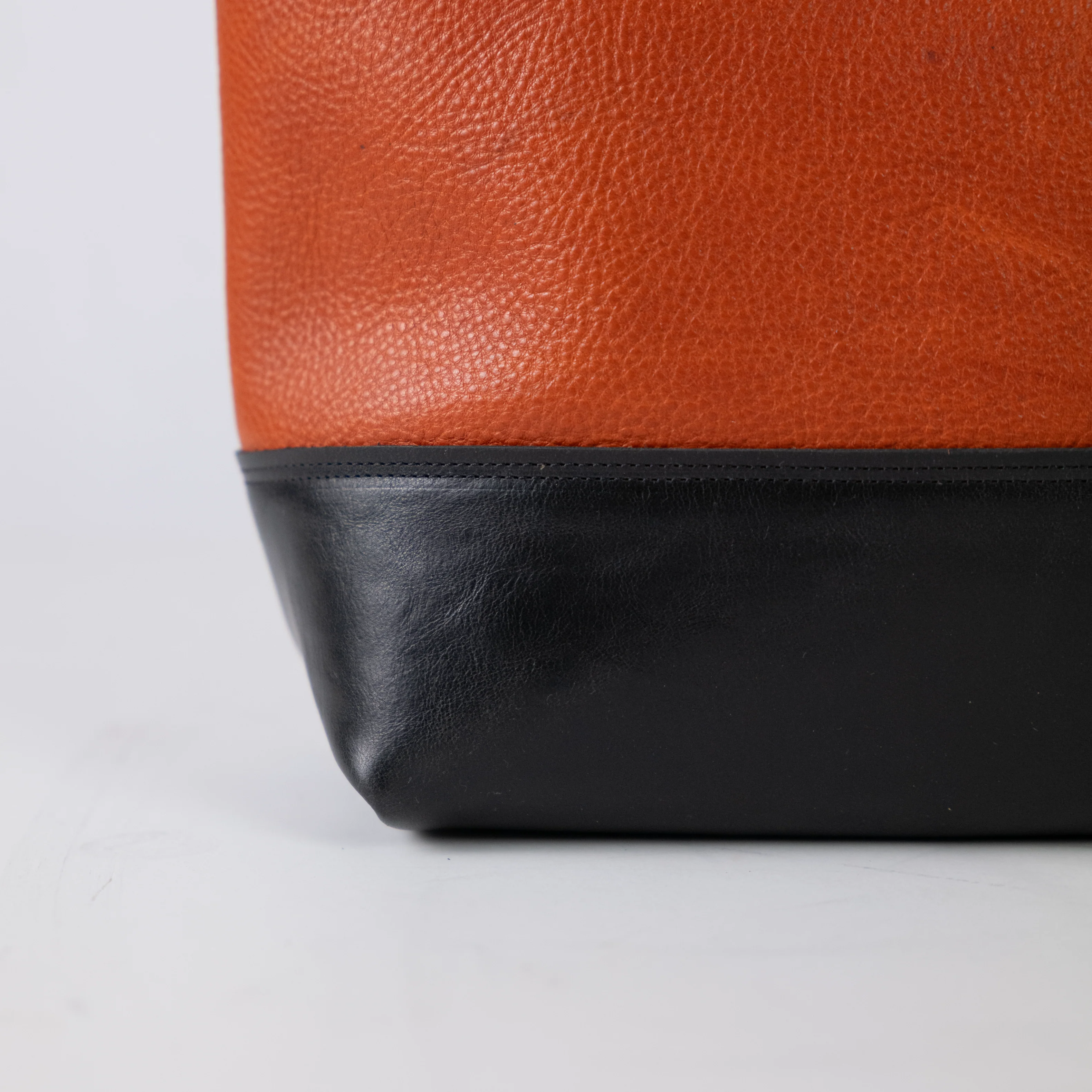 Pumpkin & Black Bulldog Mini Panel Tote - Image 3
