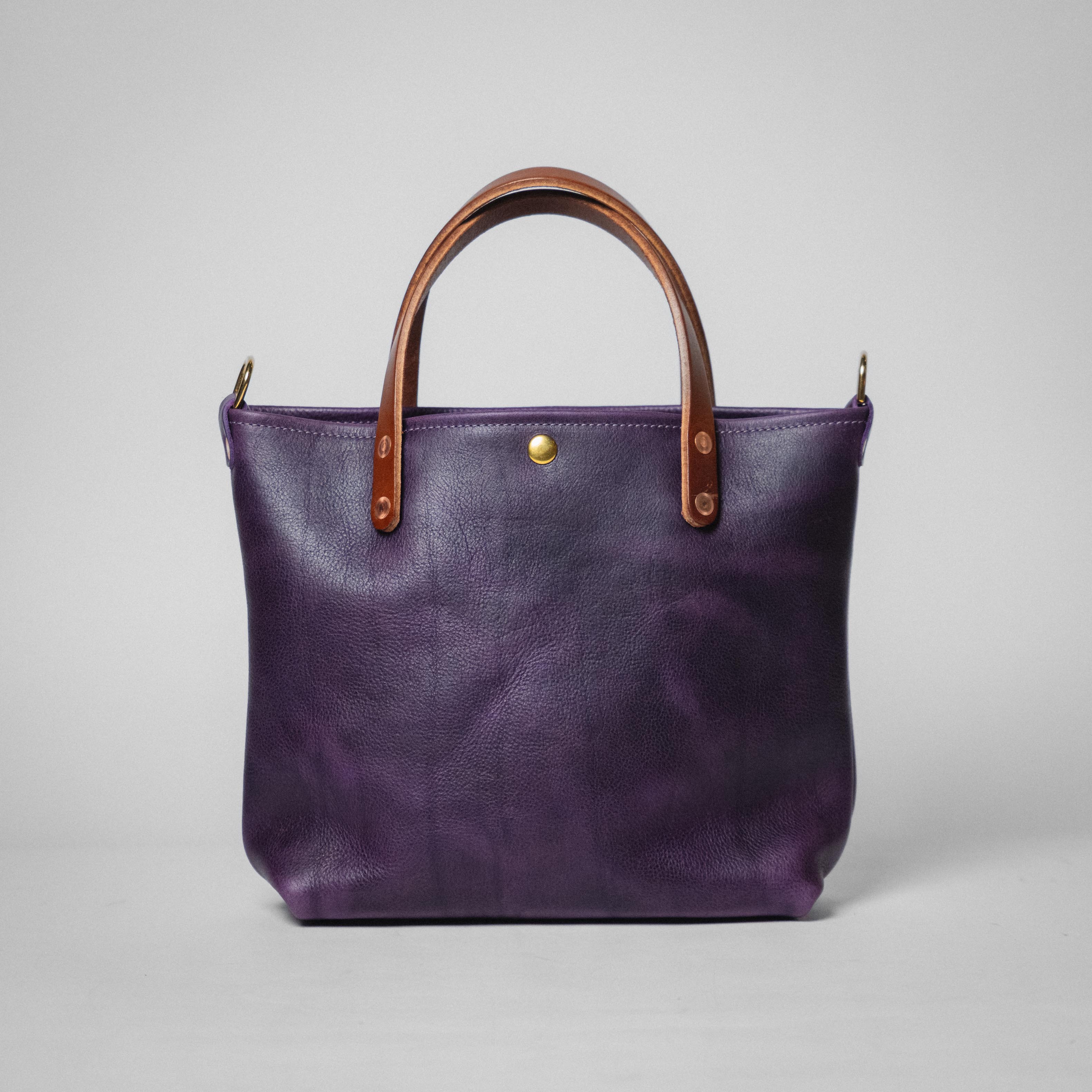 Purple Bulldog Mini Travel Tote - Image 2