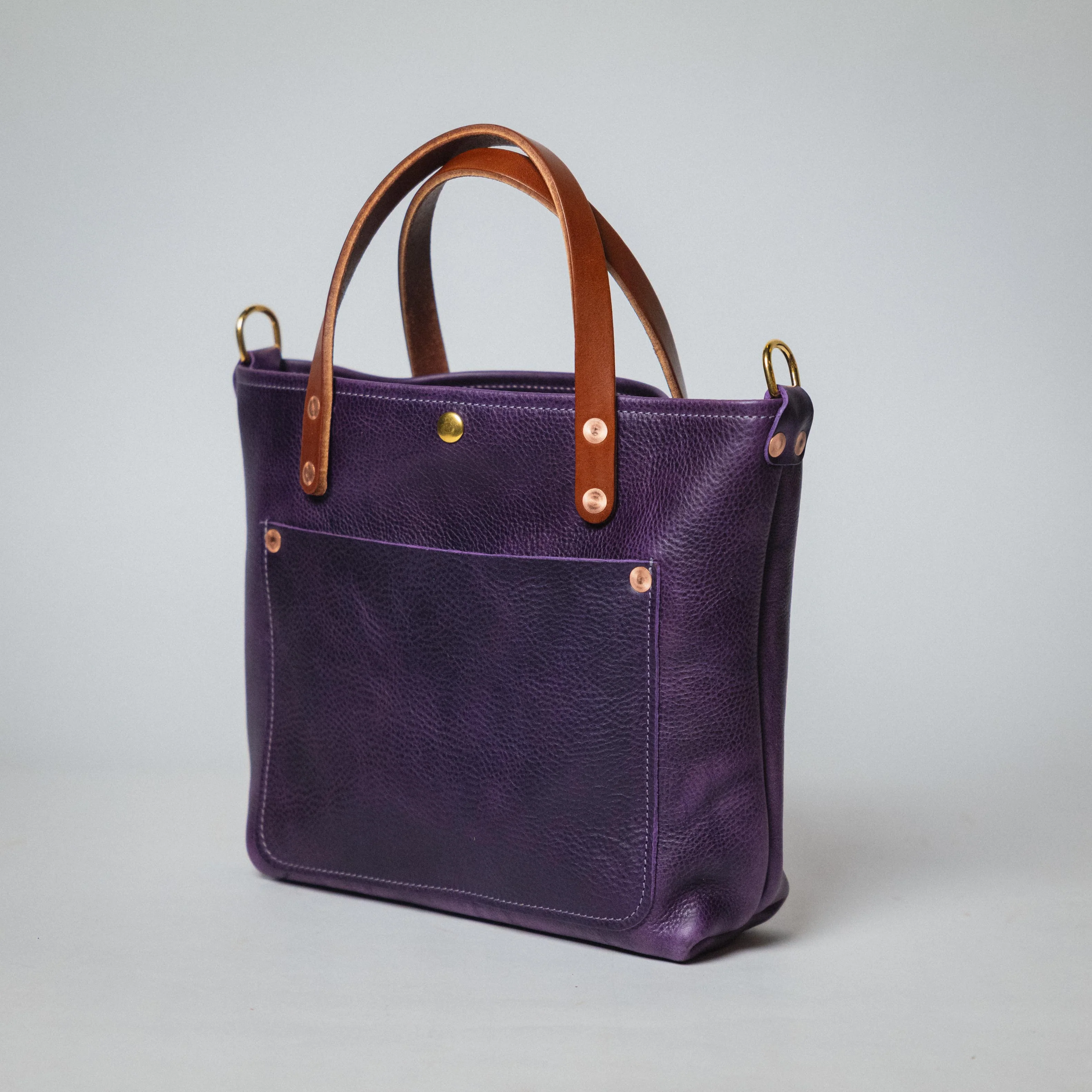 Purple Bulldog Mini Travel Tote - Image 3