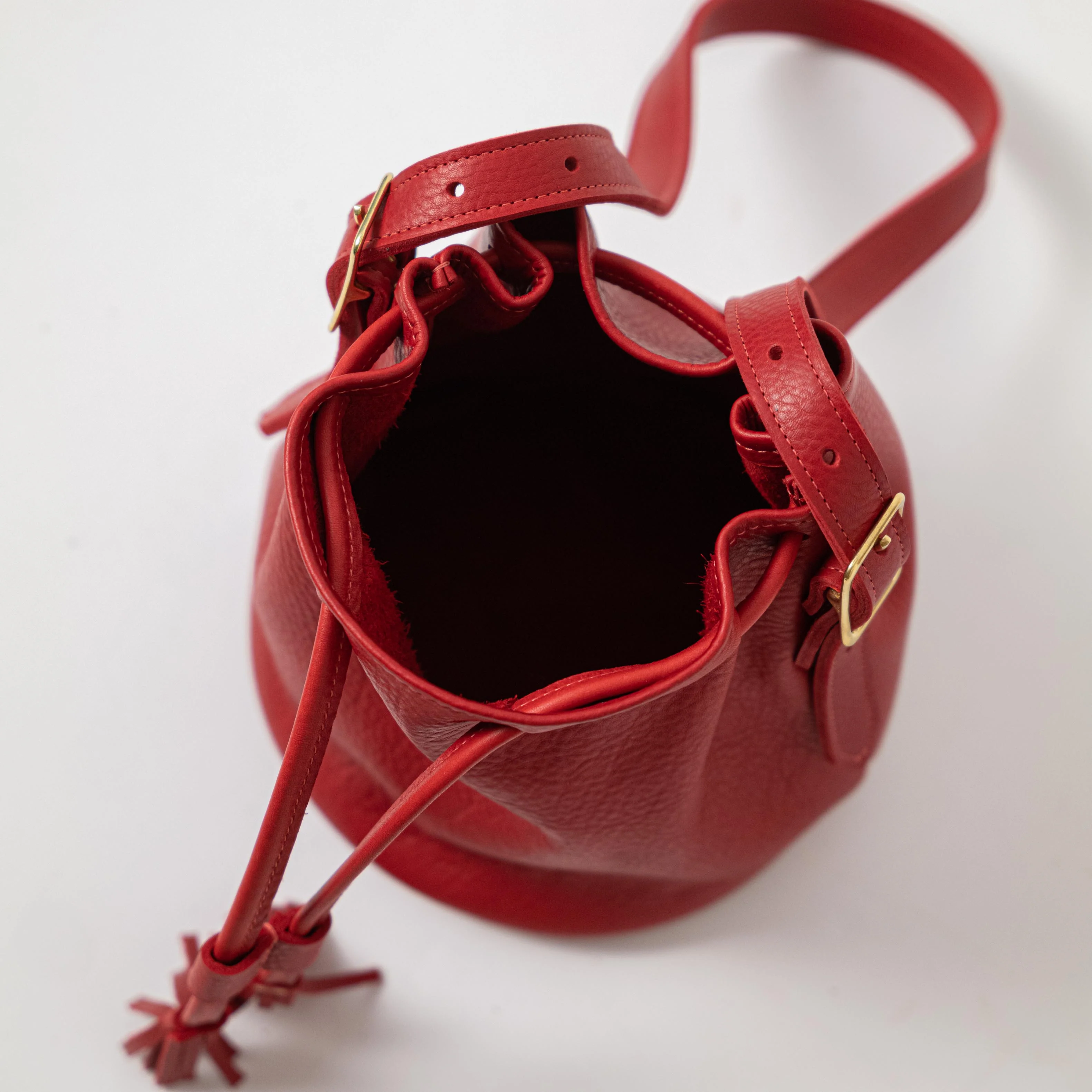 Red Cypress Bucket Bag - Image 6
