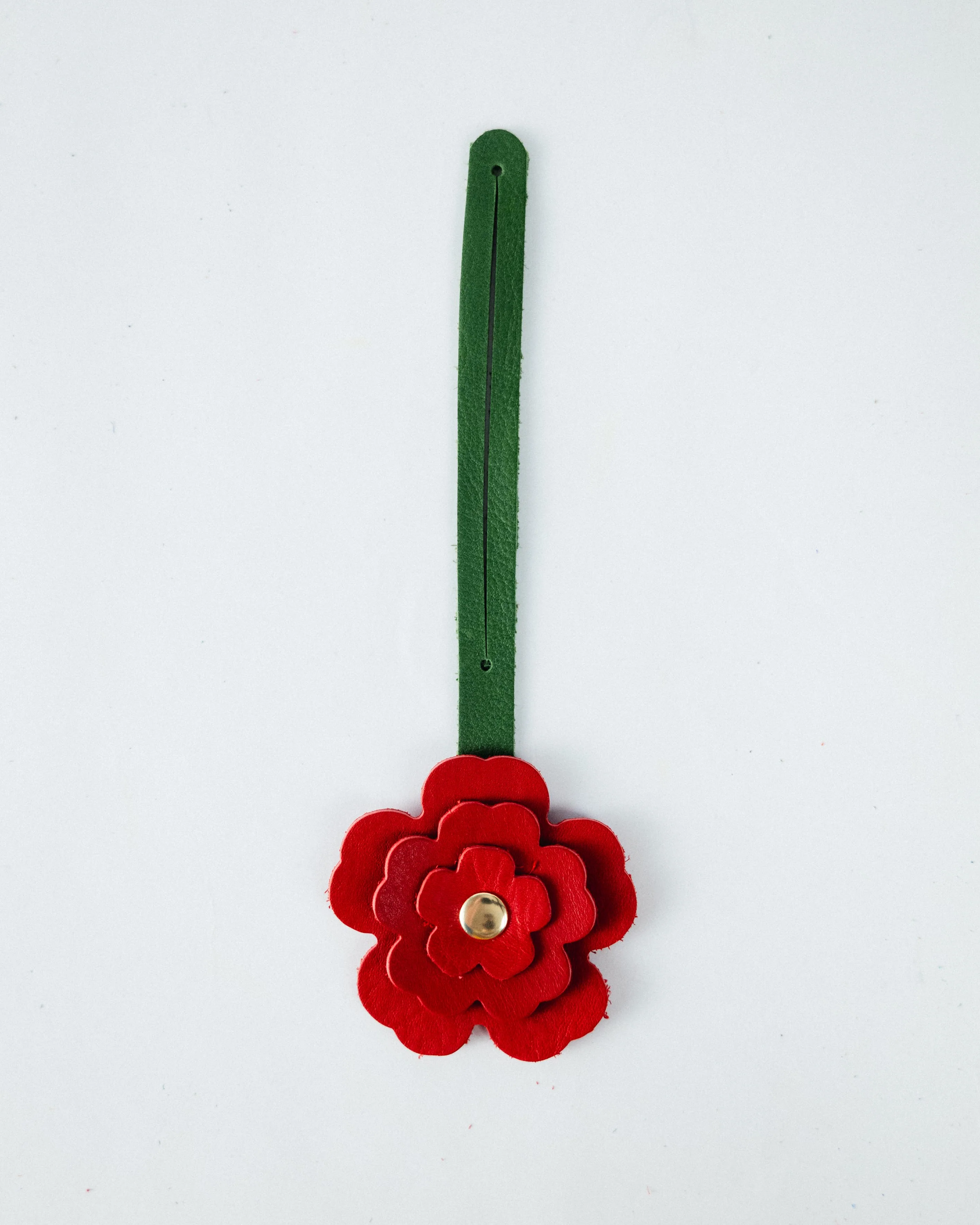Red Cypress Flower Charm - Image 2