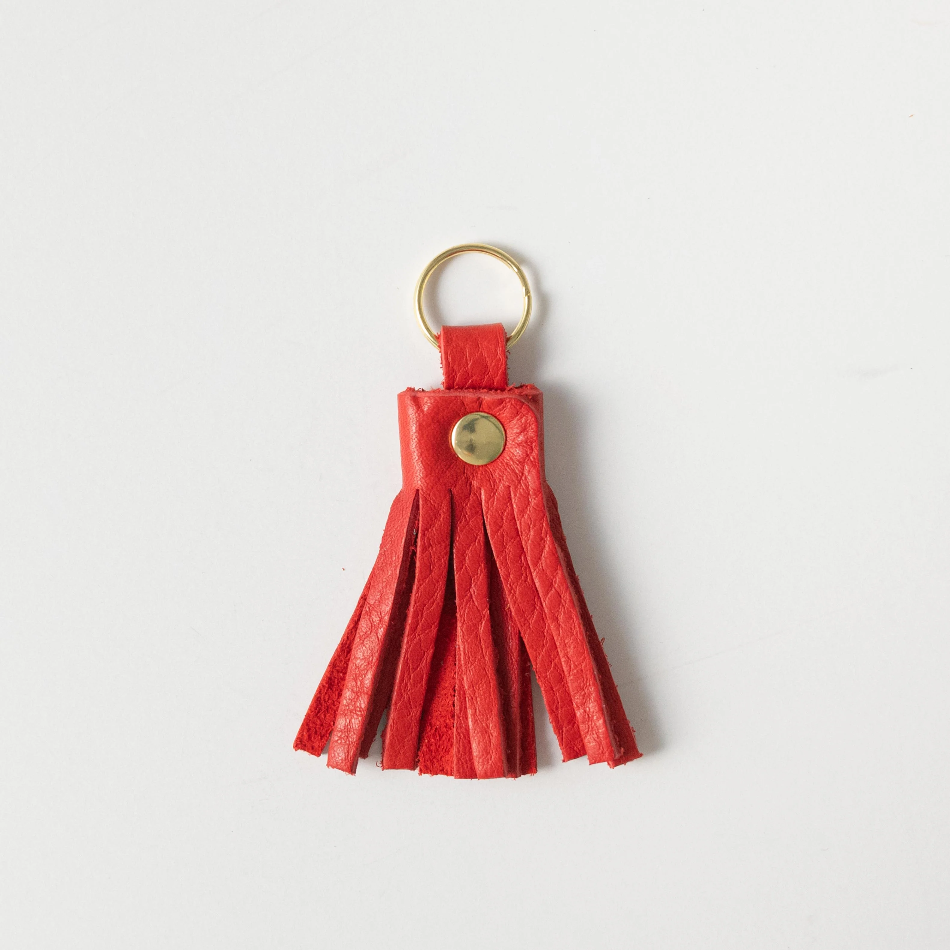Red Cypress Tassel Keychain
