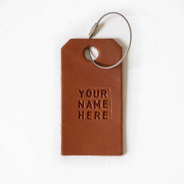 Sapphire Leather Tag - Image 4