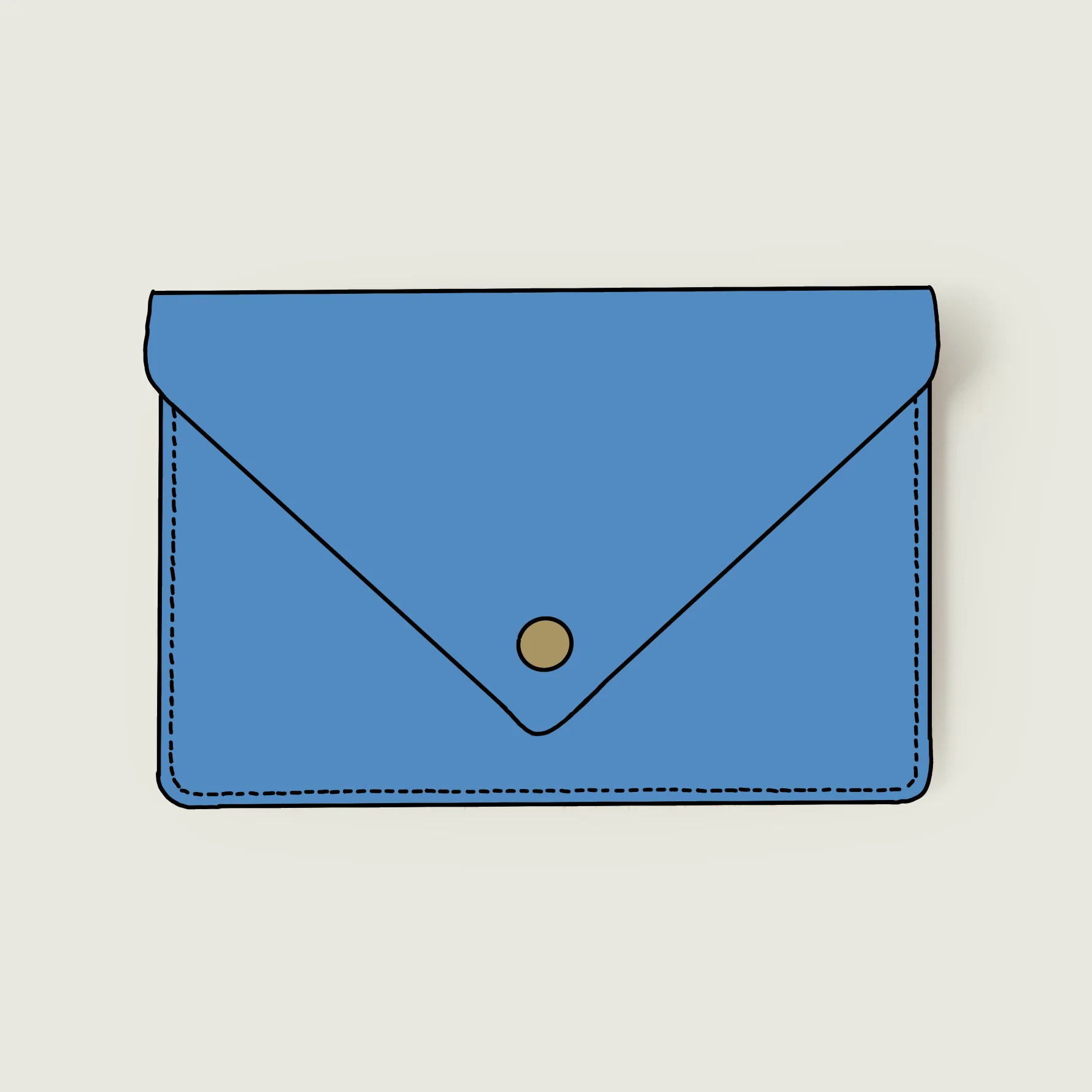 Showroom Roulette Leather Clutch
