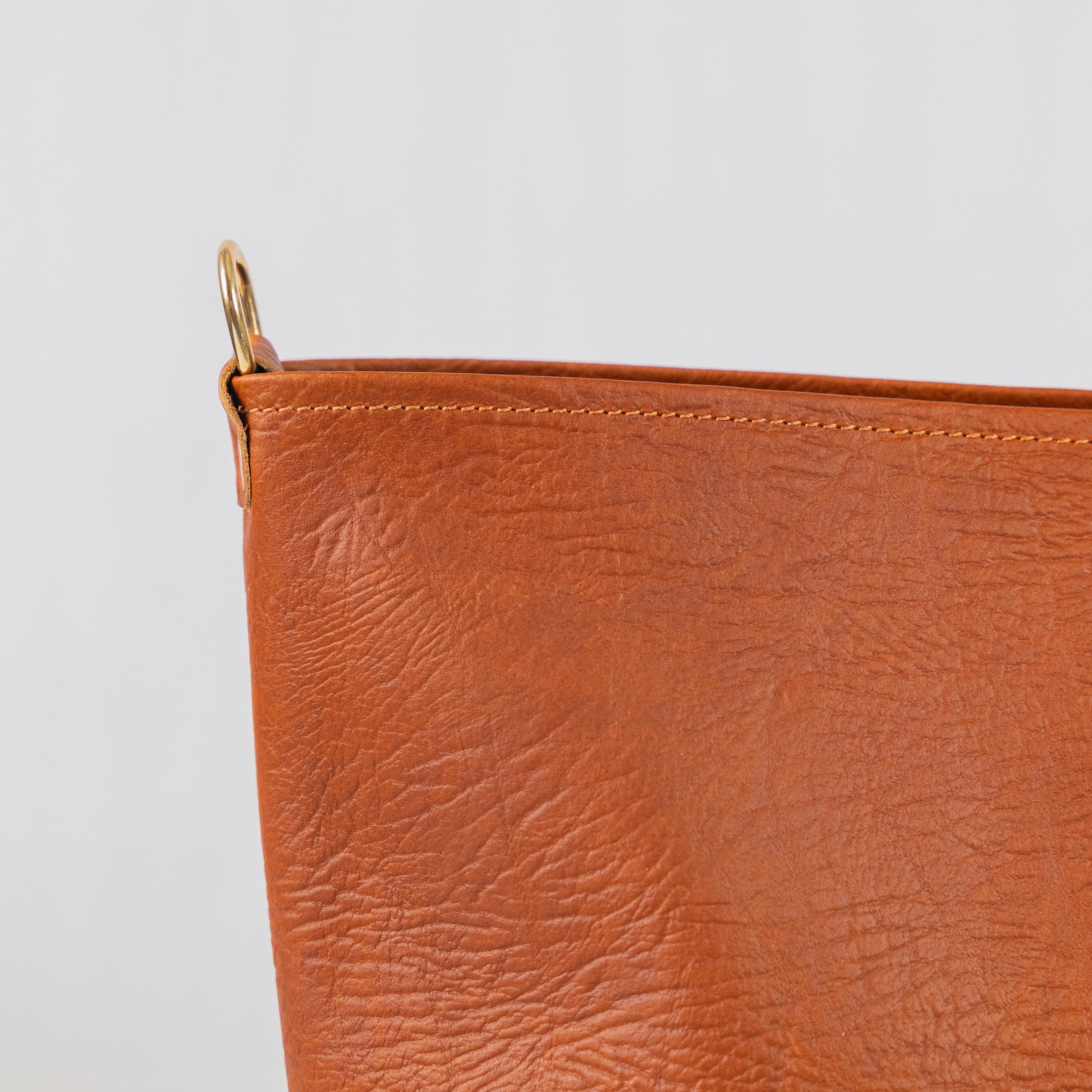 Tan Bison New Crossbody Tote - Image 2