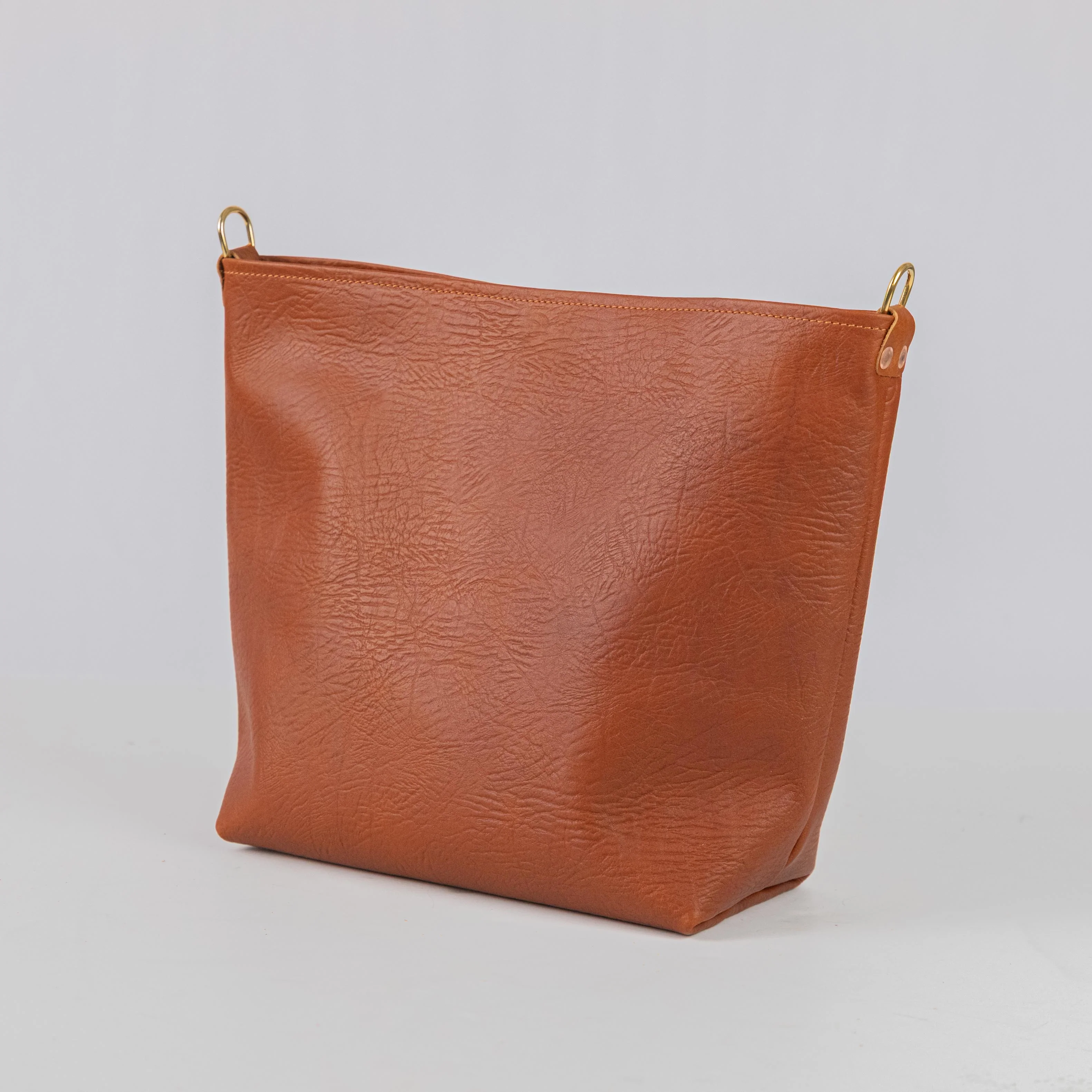 Tan Bison New Crossbody Tote - Image 3