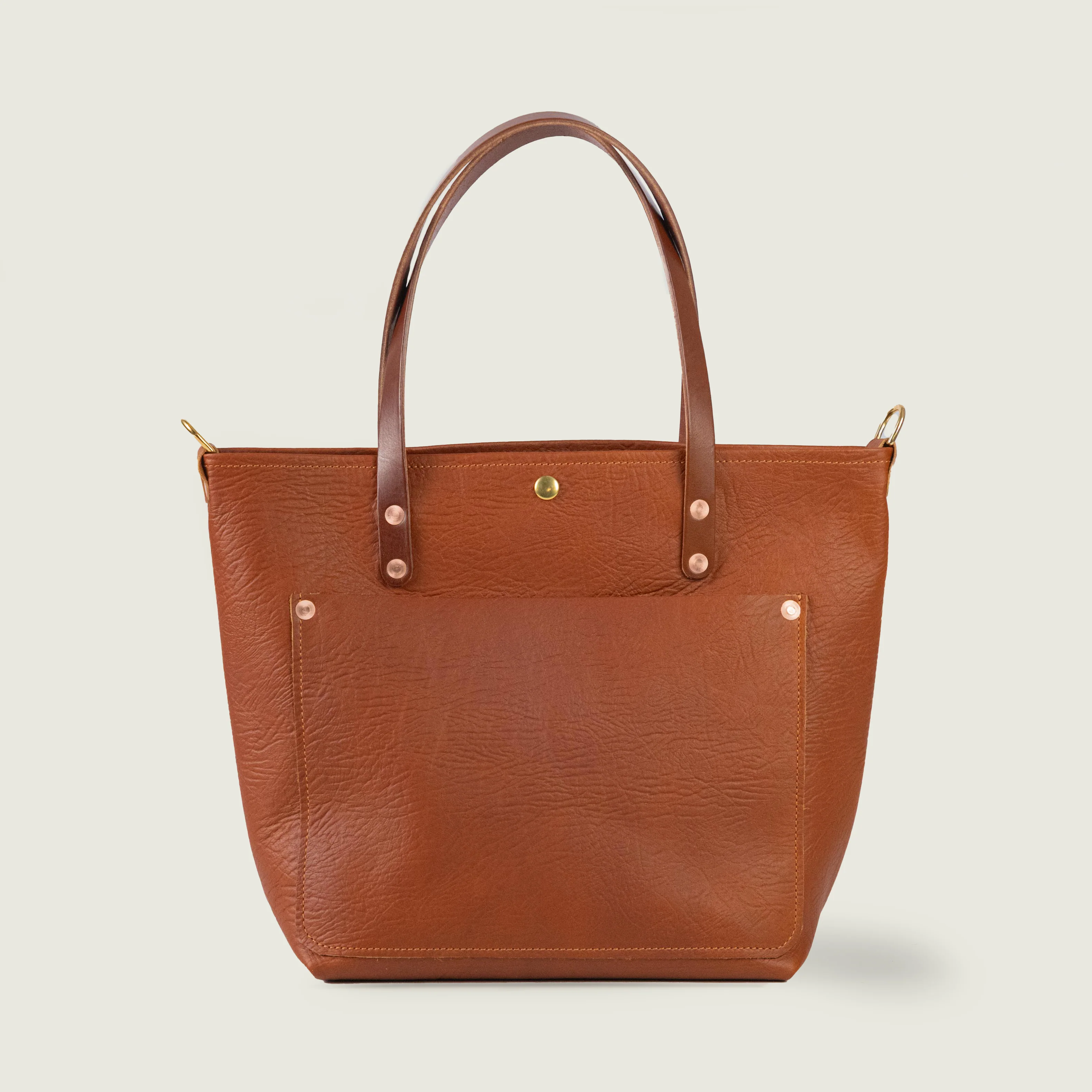 Tan Bison Travel Tote