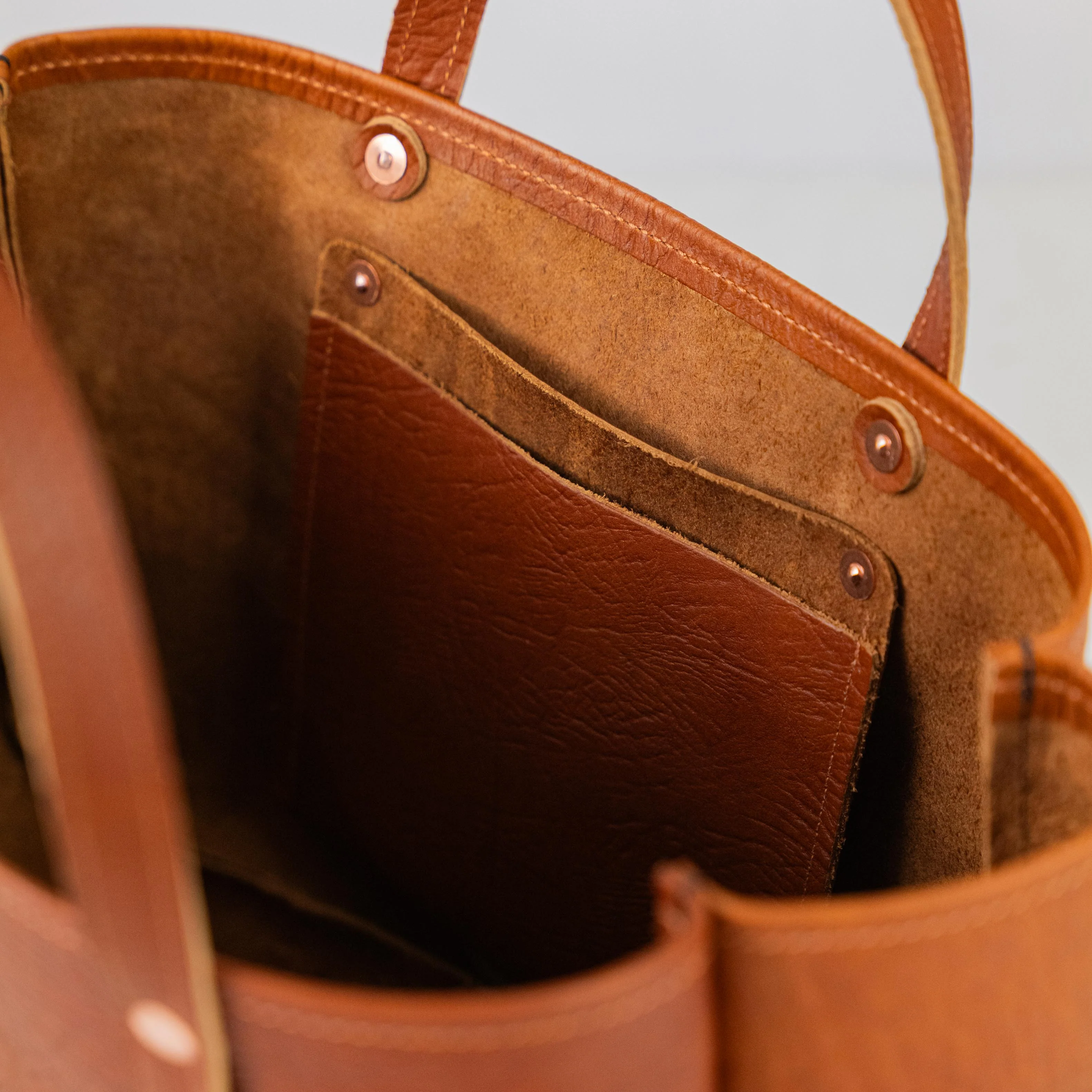 Tan Bison Utility Tote - Image 3