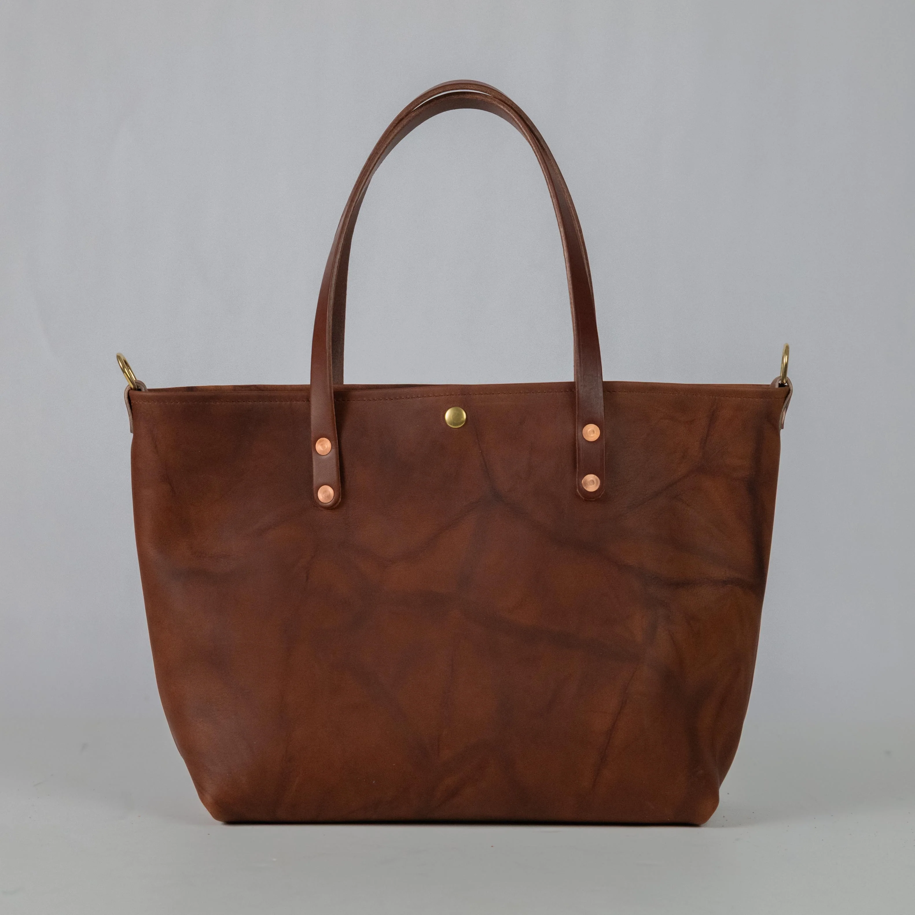 Tan Crunch East West Travel Tote - Image 5