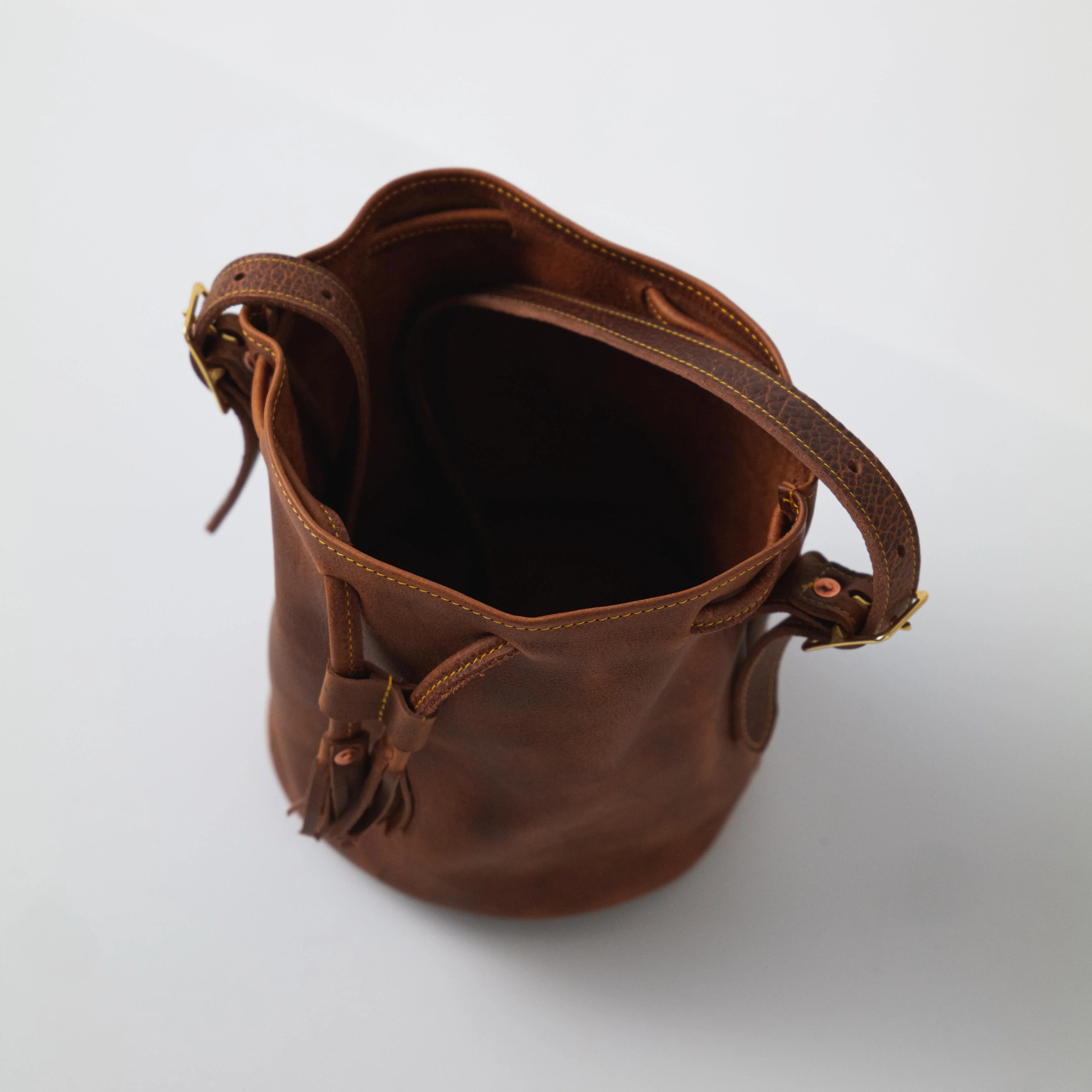 Tan Kodiak Bucket Bag - Image 5