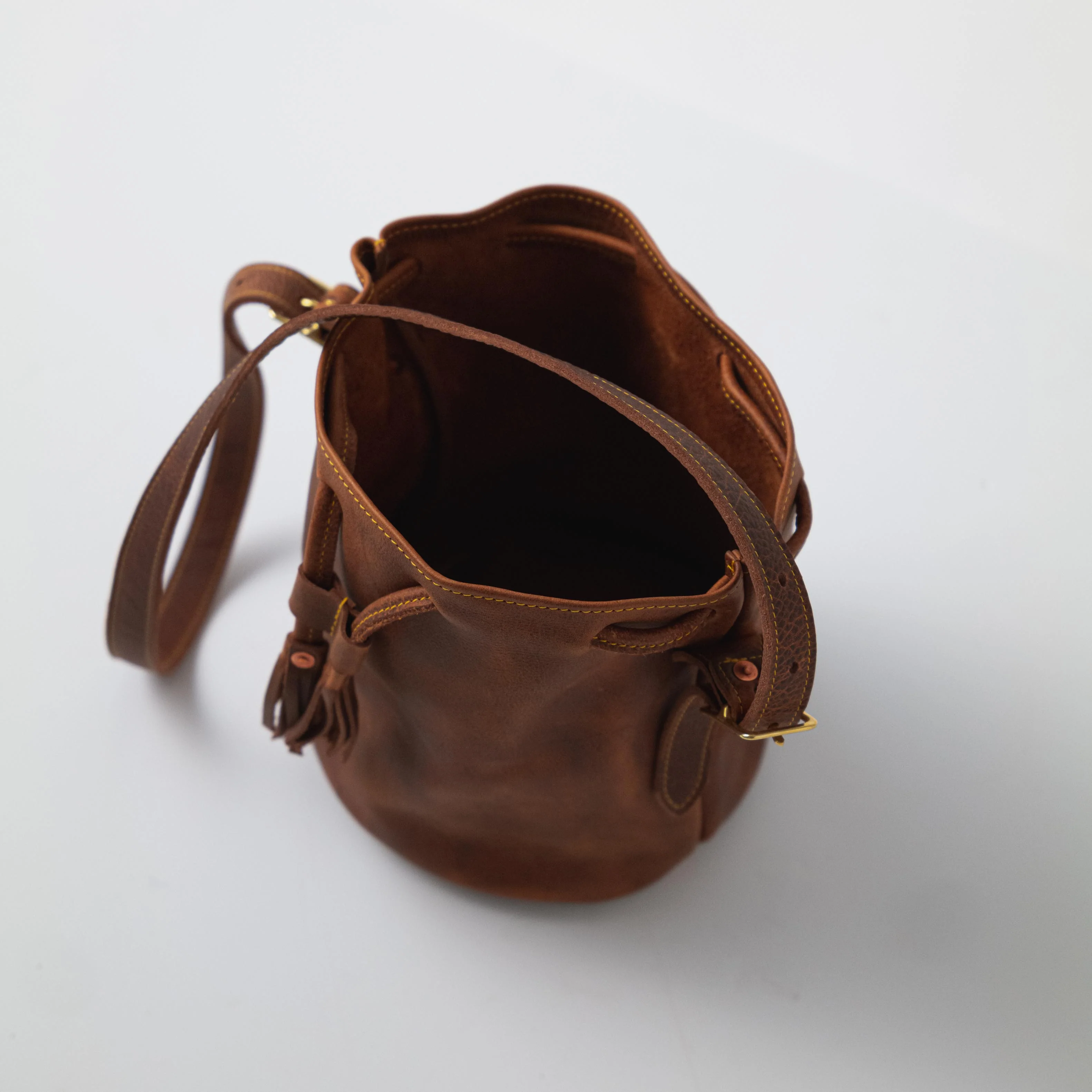 Tan Kodiak Bucket Bag - Image 7