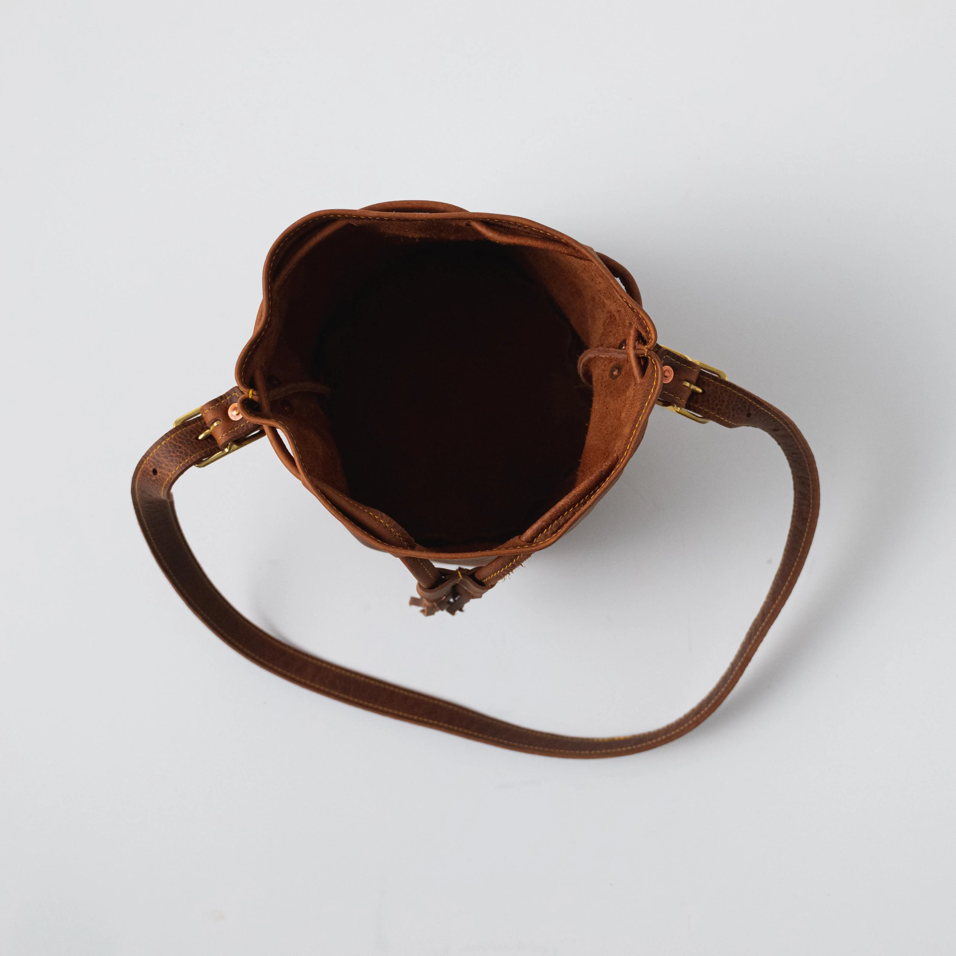 Tan Kodiak Bucket Bag - Image 8