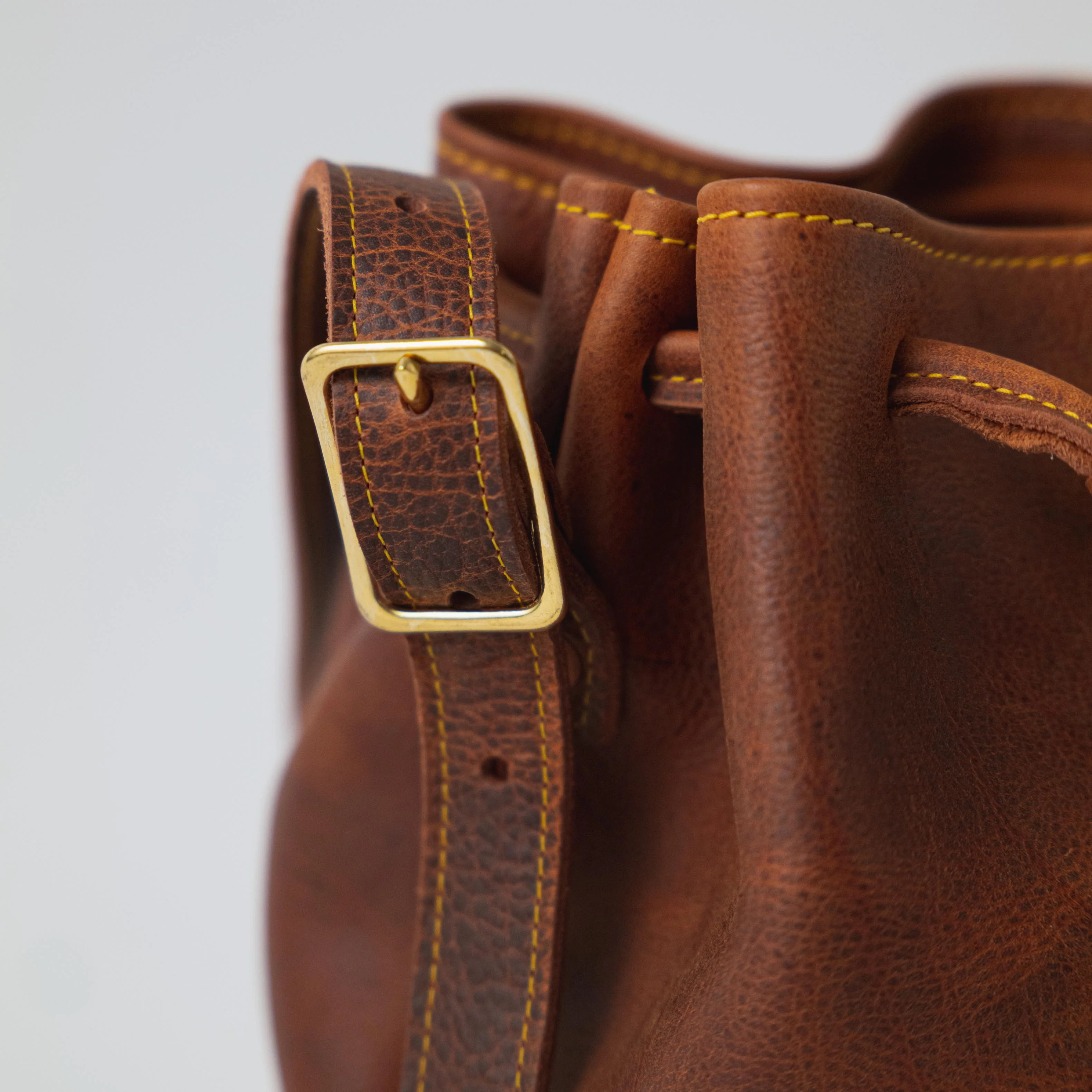 Tan Kodiak Bucket Bag - Image 9