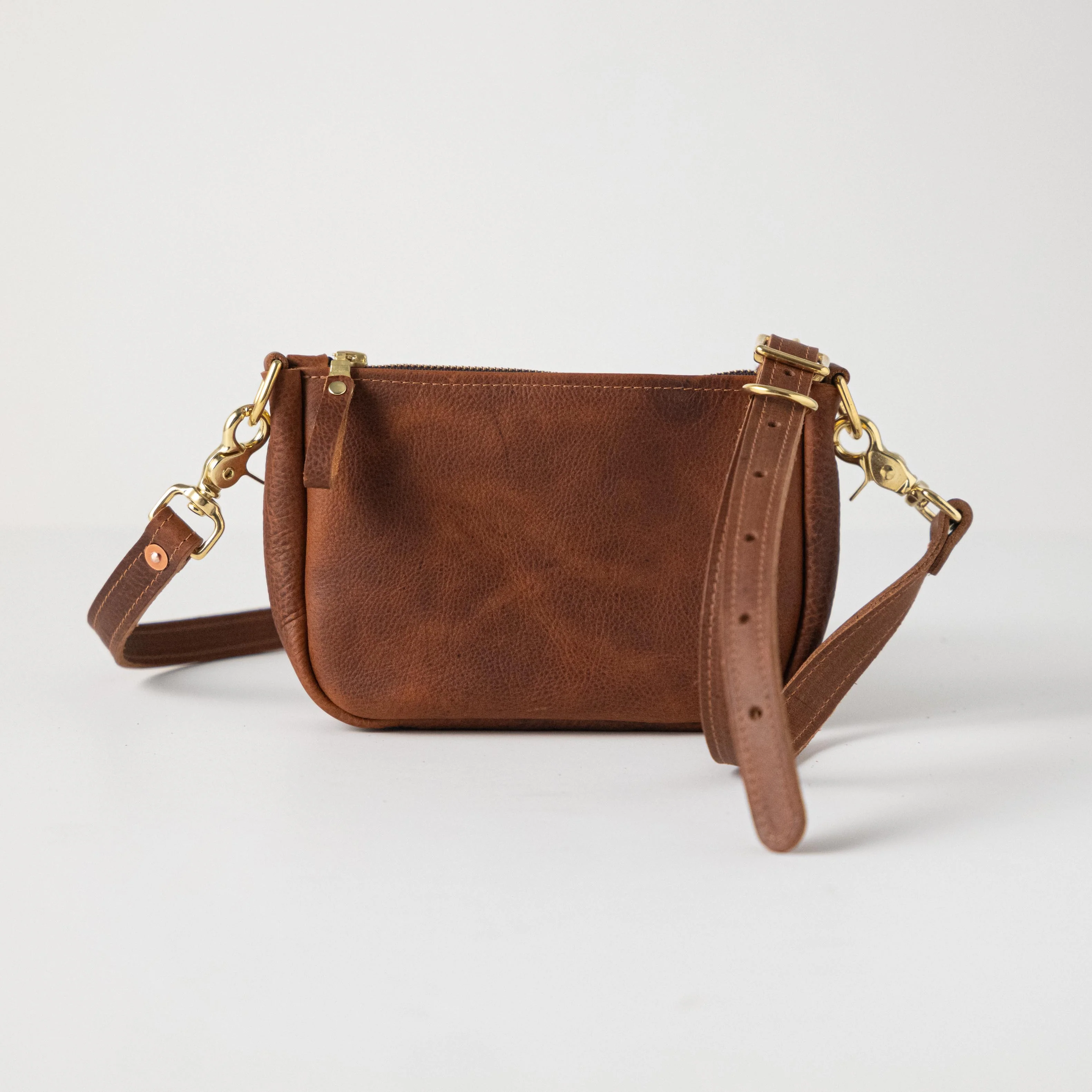 Tan Kodiak Mini Crossbody Bag - Image 5