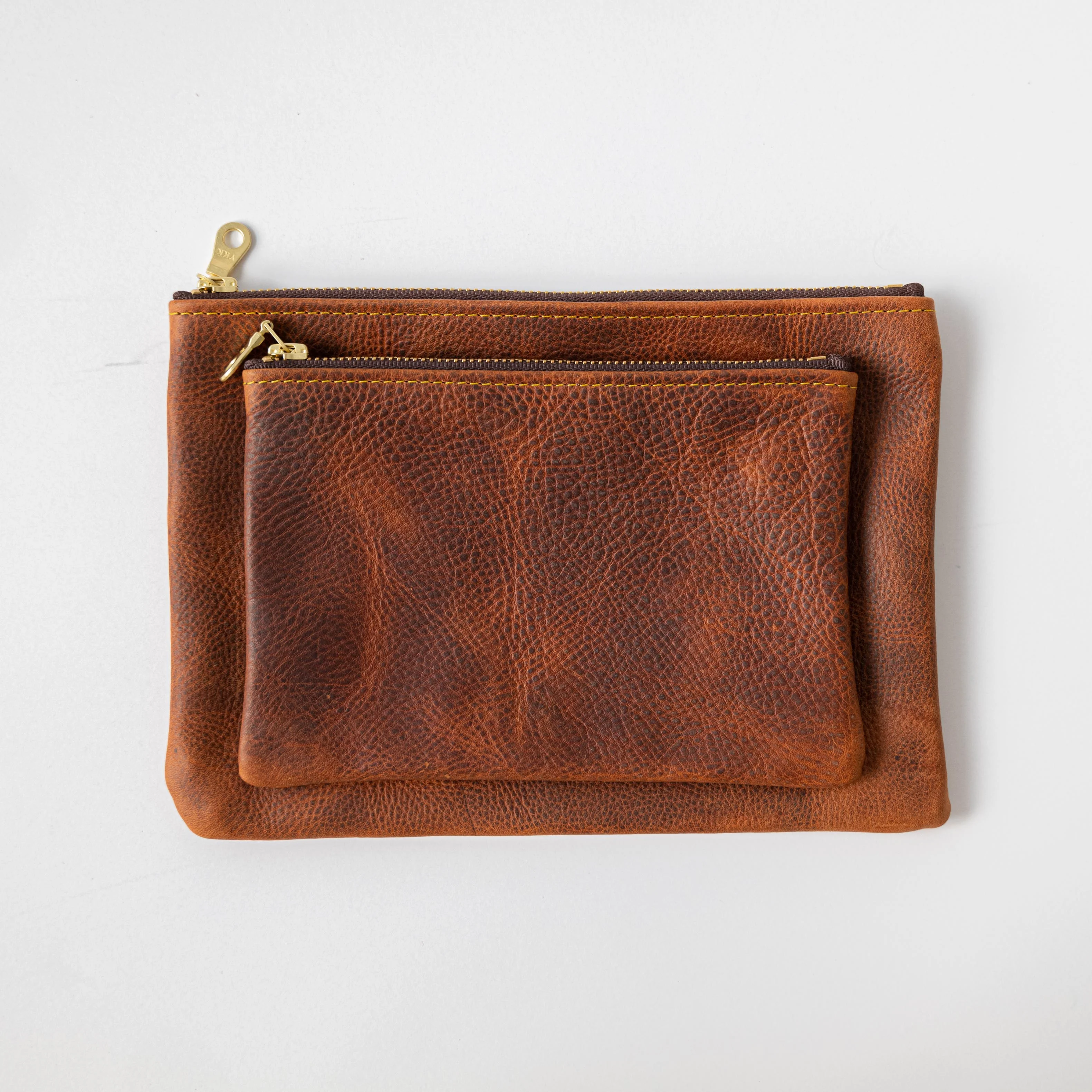 Tan Kodiak Small Zip Pouch - Image 3
