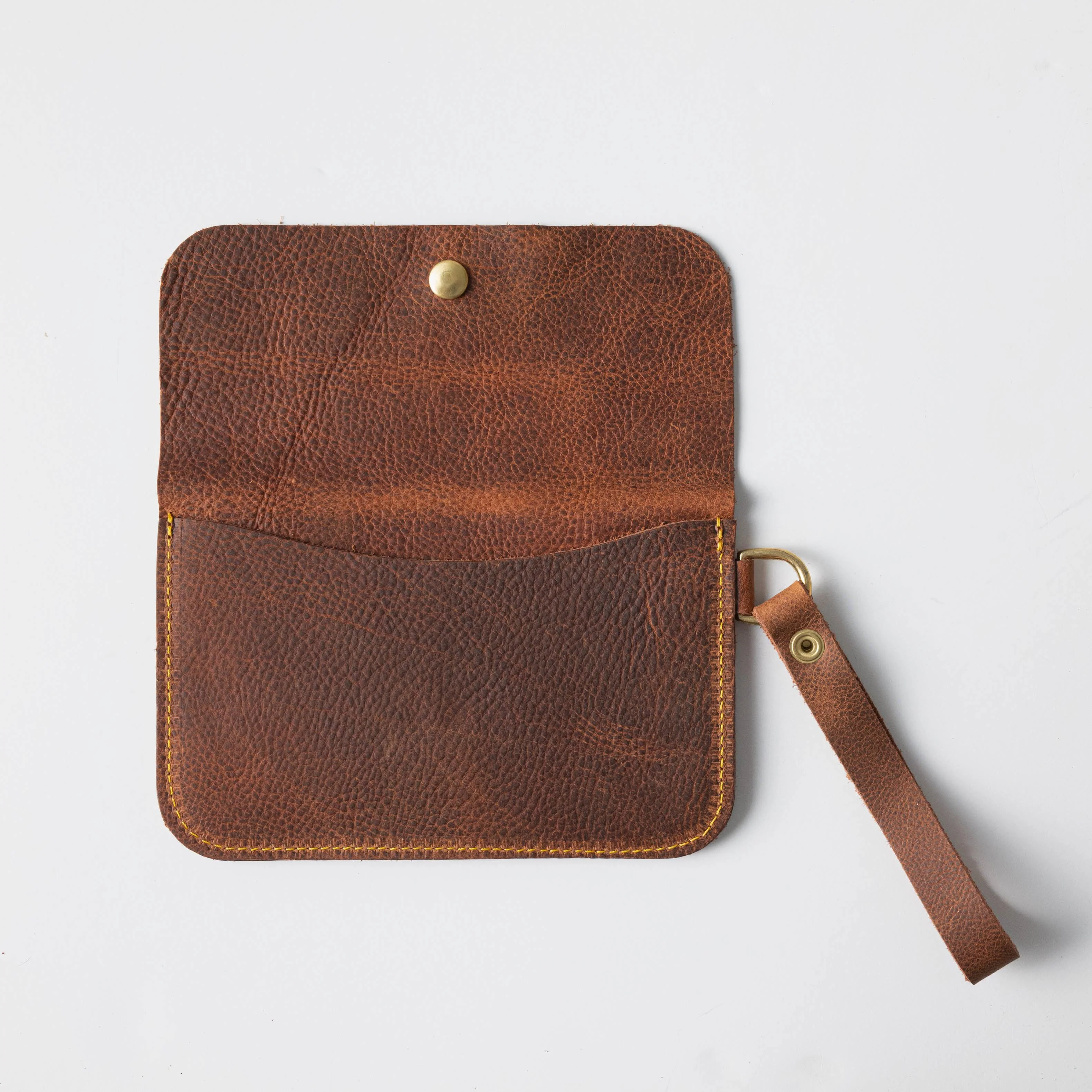 Tan Kodiak Wristlet Clutch - Image 3
