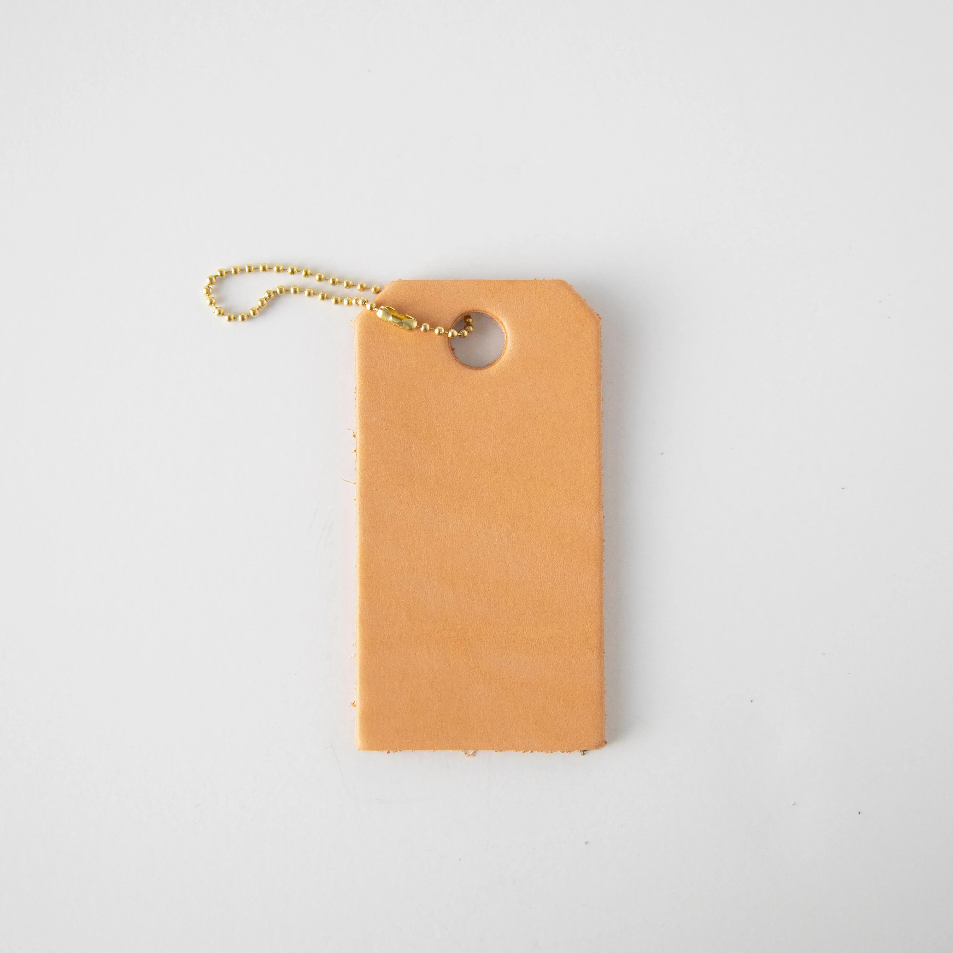 Vegetable Tanned Leather Tag - Image 3