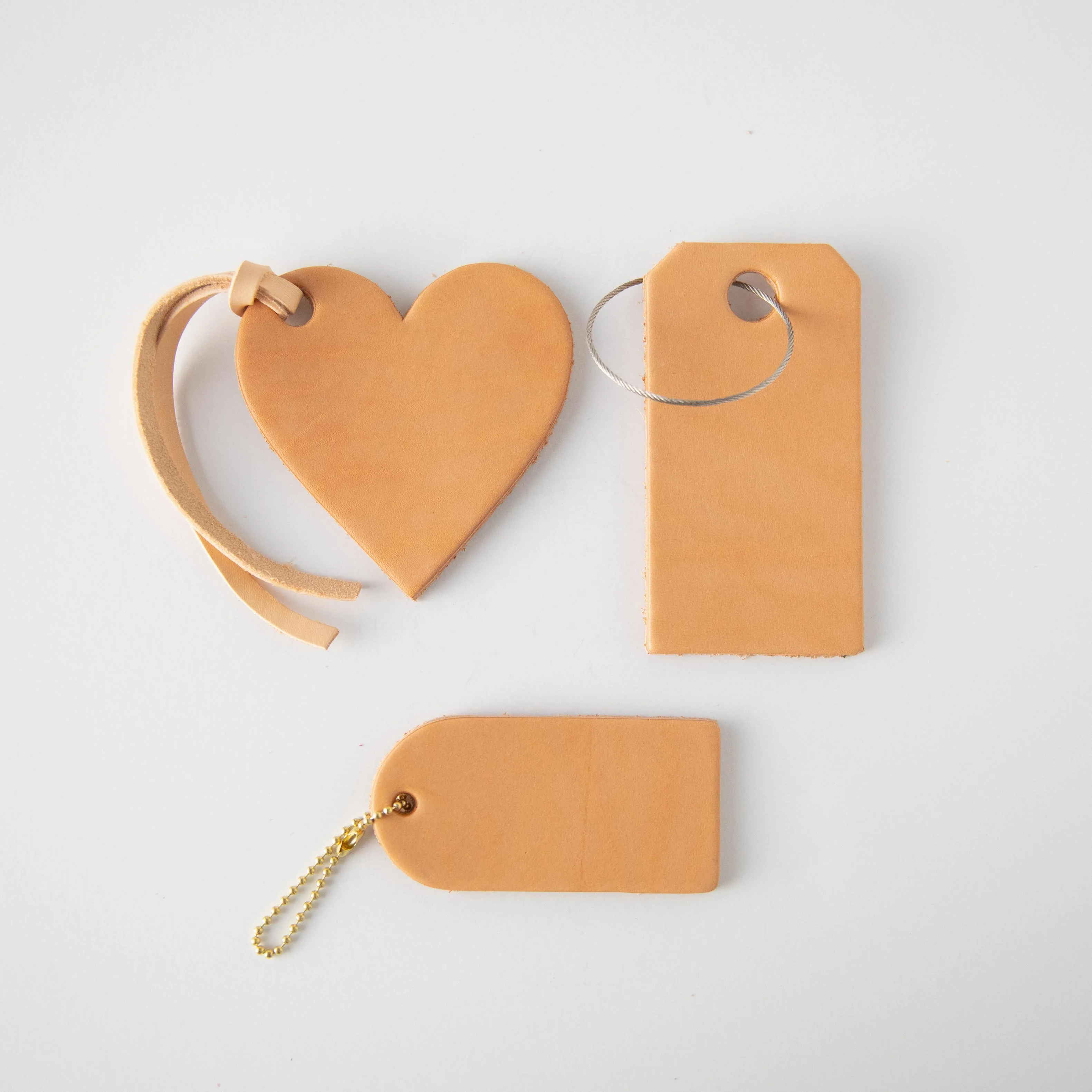 Vegetable Tanned Leather Tag - Image 4