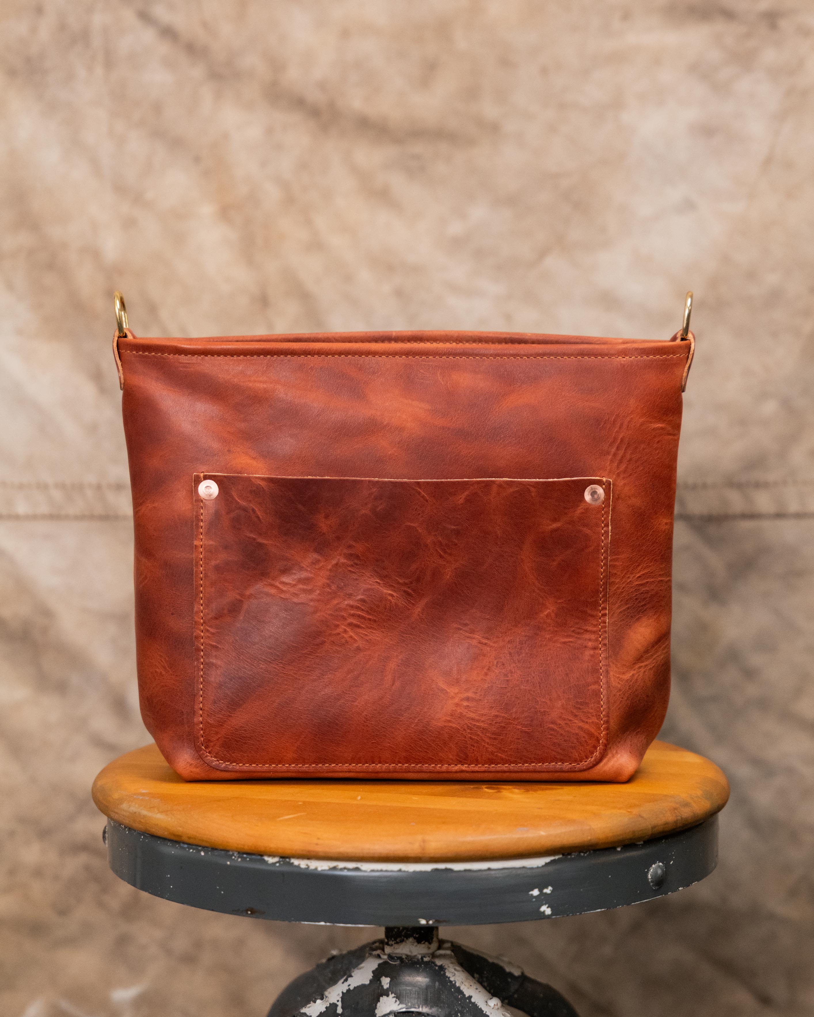 Very Tumbled Old English Derby Mini Crossbody Travel Tote - Image 4