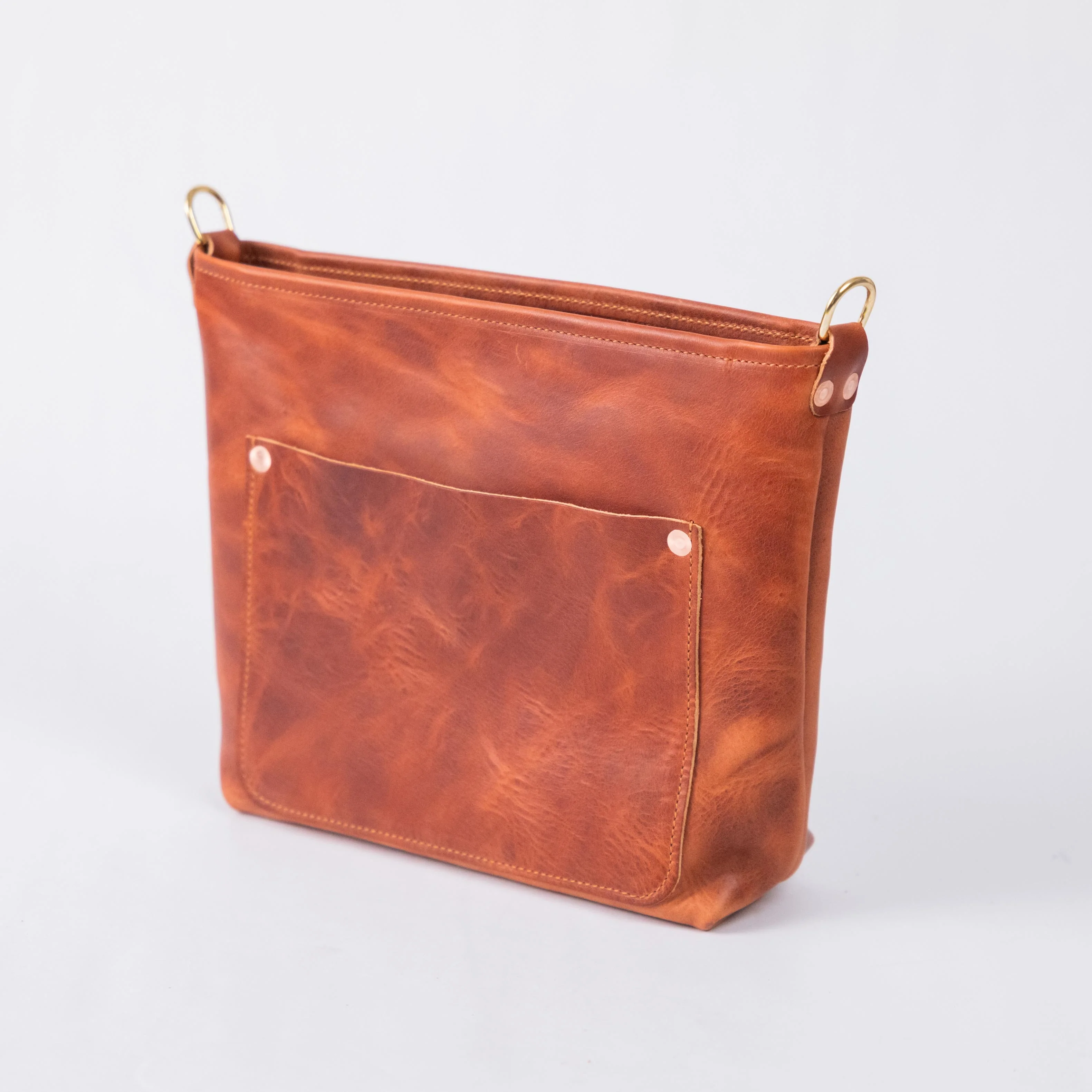 Very Tumbled Old English Derby Mini Crossbody Travel Tote - Image 5