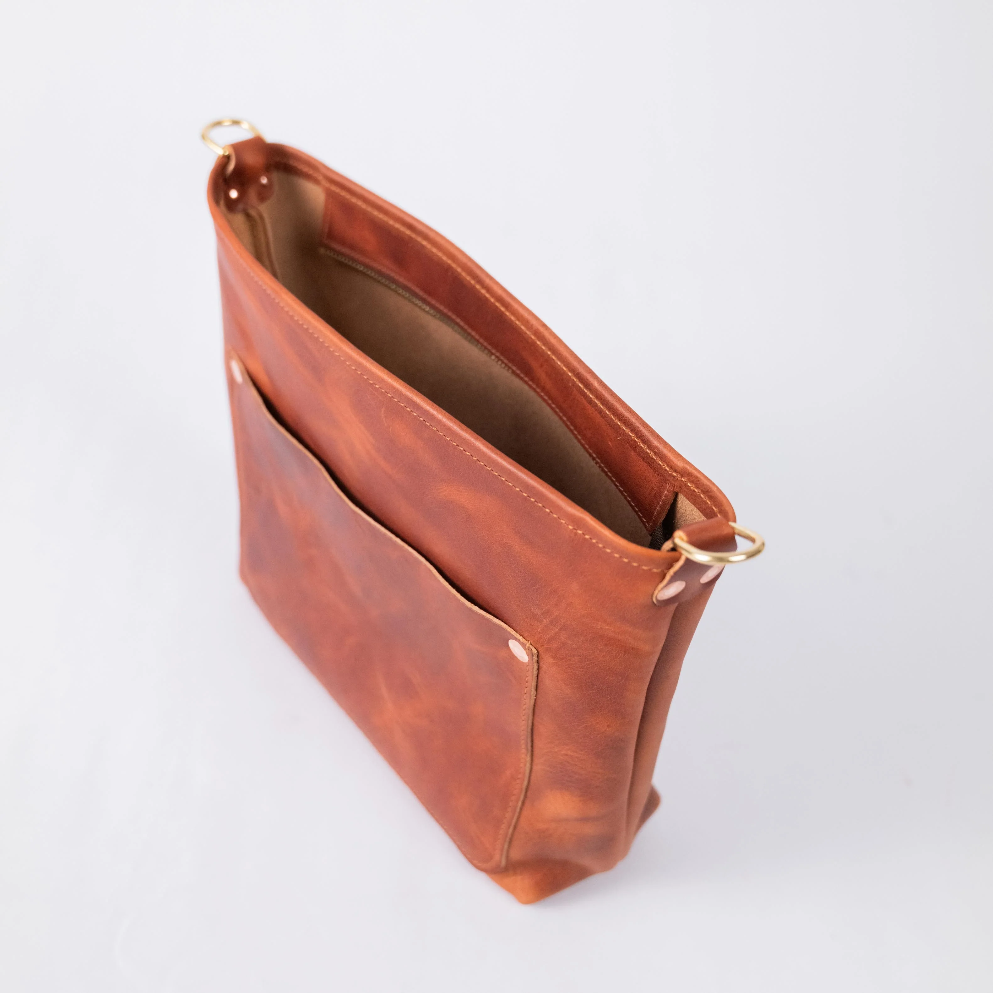 Very Tumbled Old English Derby Mini Crossbody Travel Tote - Image 7