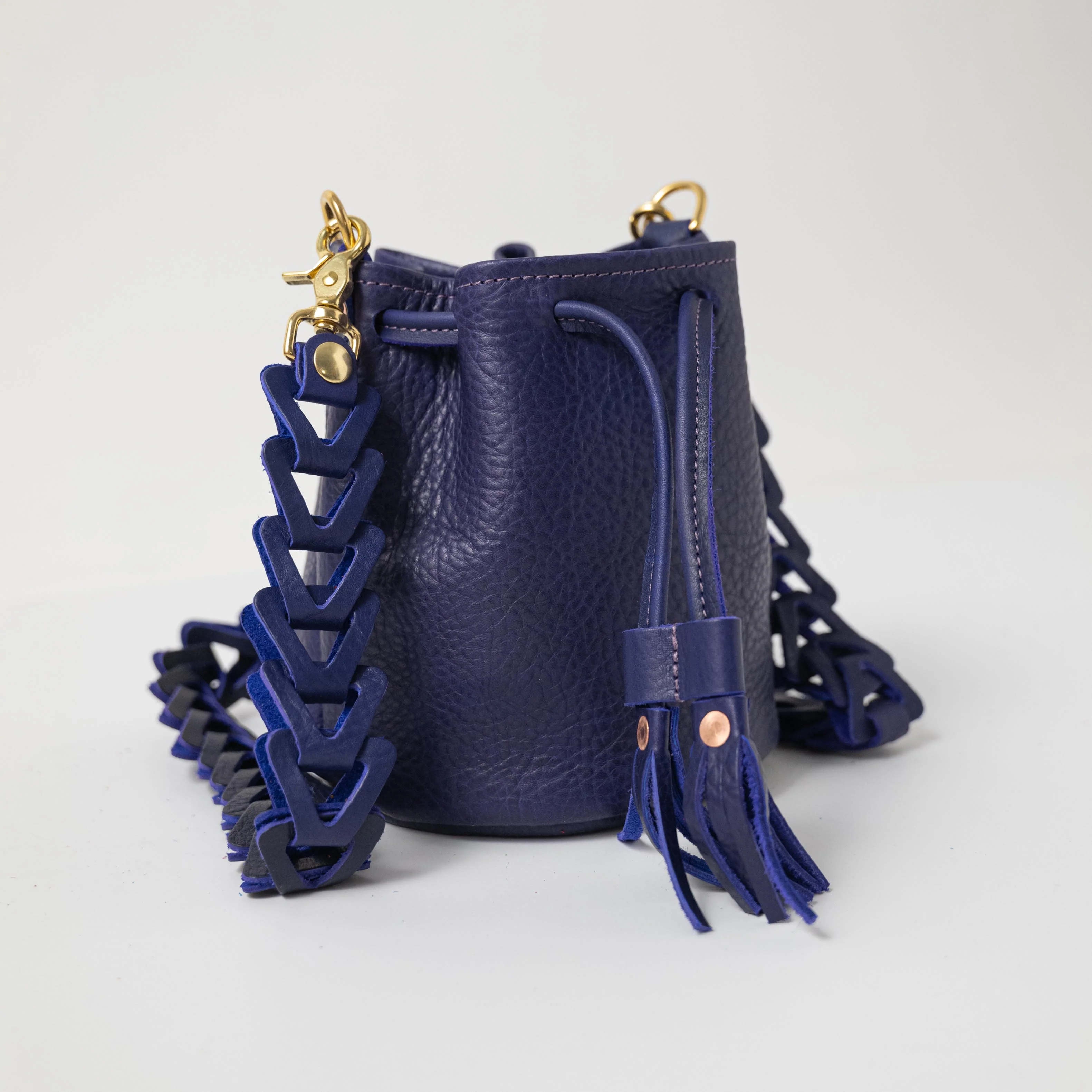 Violet Cypress Mini Bucket Bag - Image 4